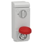 SCHNEIDER ELECTRIC - Presa da parete interbloccata Unika IP65 16A 380V 3P+T 83085