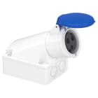 SCHNEIDER ELECTRIC - Presa fissa BT da parete IP44 32A 220V 2P+T 83116