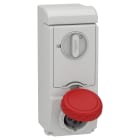 SCHNEIDER ELECTRIC - Presa da parete interbloccata fusibilata Unika IP65 16A 380V 3P+T 83185