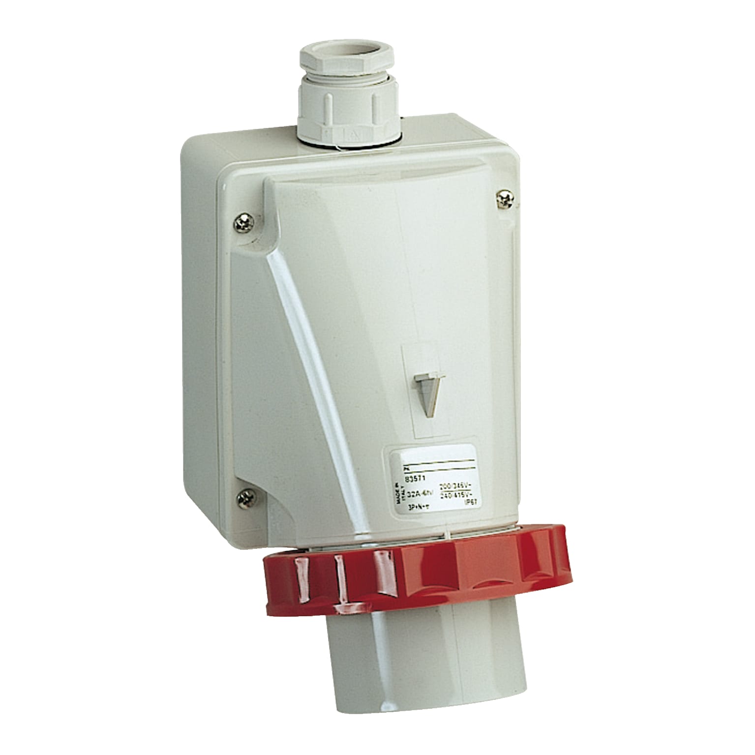 SCHNEIDER ELECTRIC - Spina fissa BT da parete IP67 32A 380V 3P+T