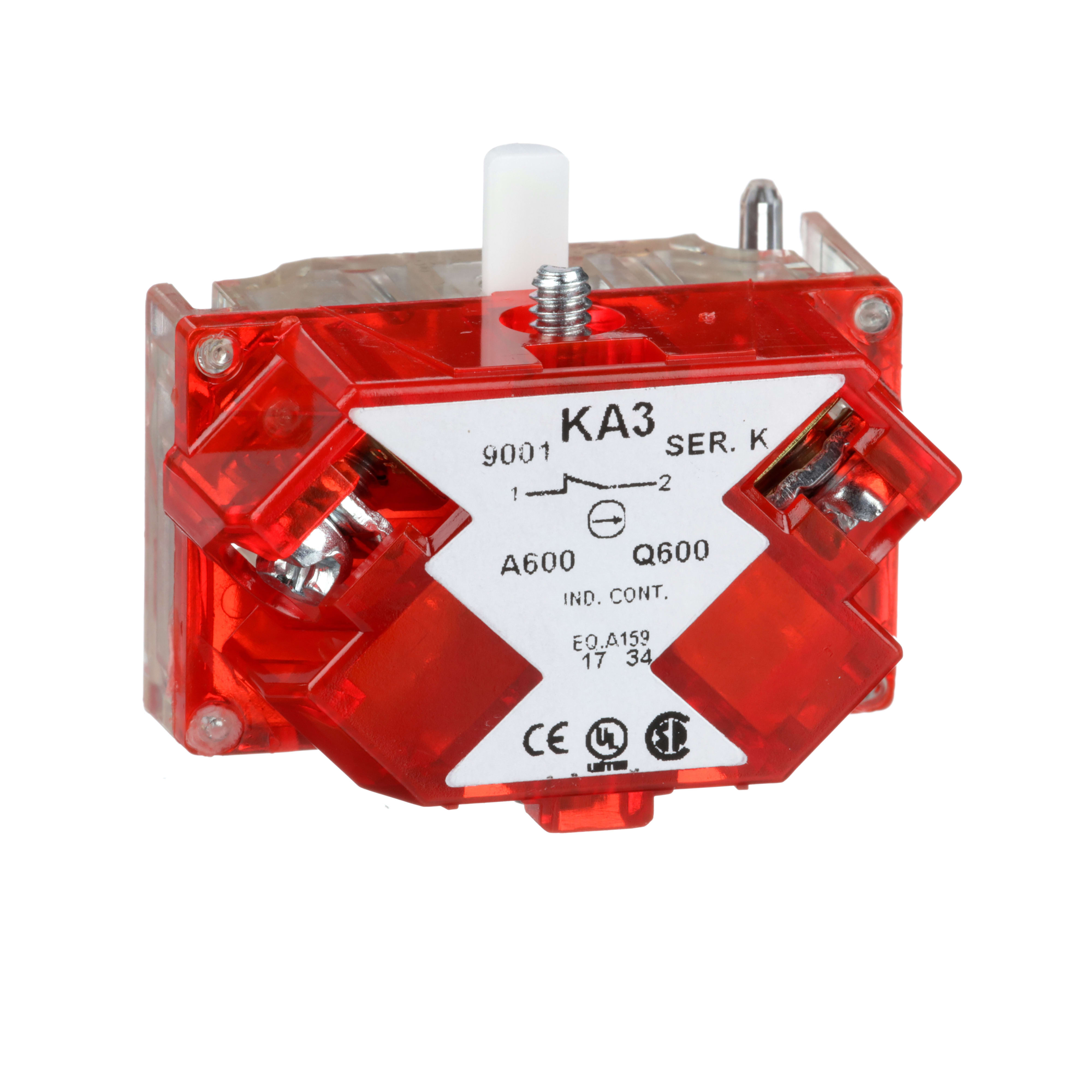 SCHNEIDER ELECTRIC - BLNC/NNC/NOO CONTATTI CON TERMINOLI PROTETTI - 9001K - 1NC STD - LEGA D'ARGENTO 9001KA3