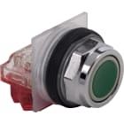 SCHNEIDER ELECTRIC - Pulsante, Harmony 9001K, metallo, filoghiera, verde, 30mm, ad impulso, 1 NC