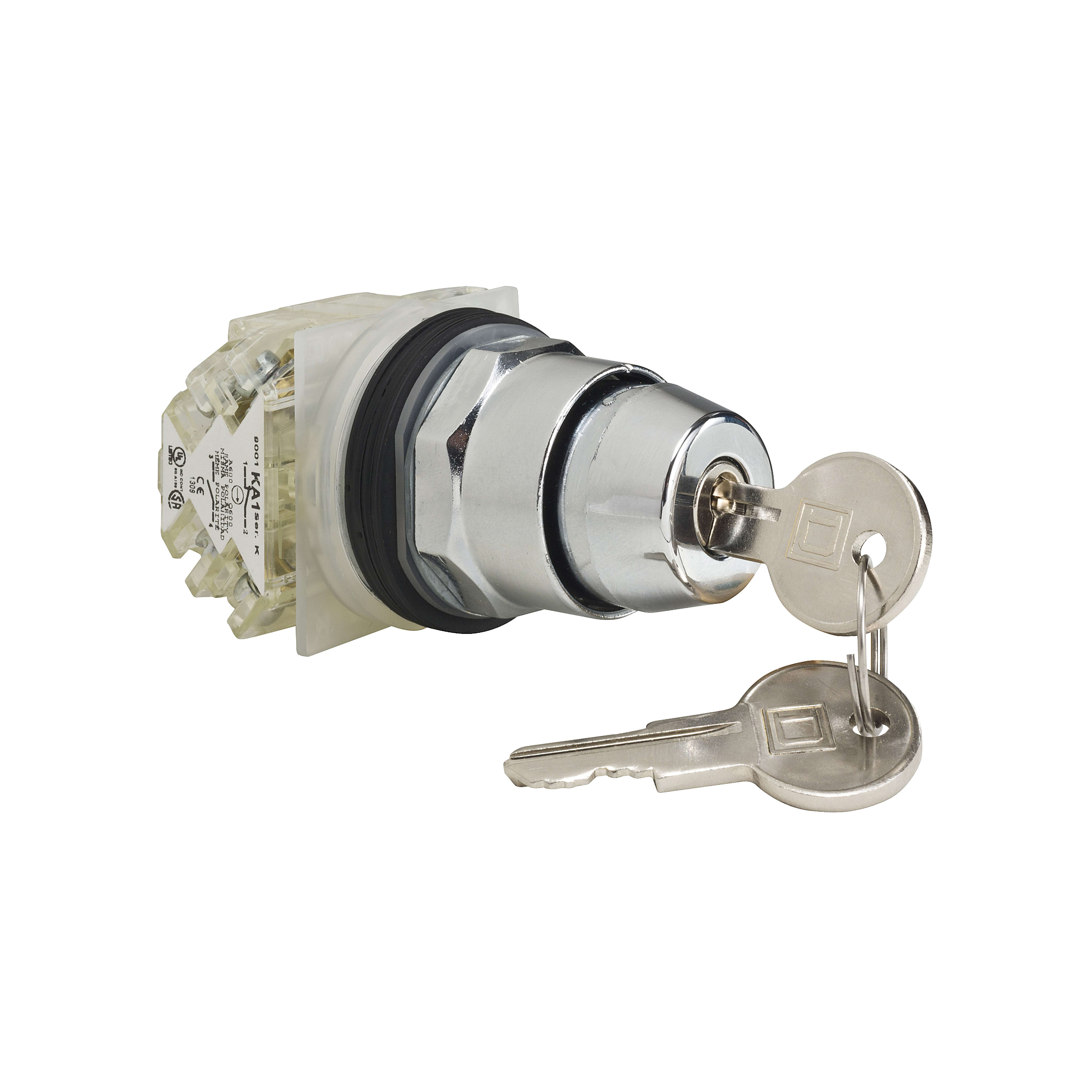 SCHNEIDER ELECTRIC - Interruttore selettore Ø30 - manopola comando - SX + DX