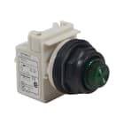 SCHNEIDER ELECTRIC - Pulsante luminoso verde Ø30 - sporgente con ritorno - 24V - 1 NC/NO