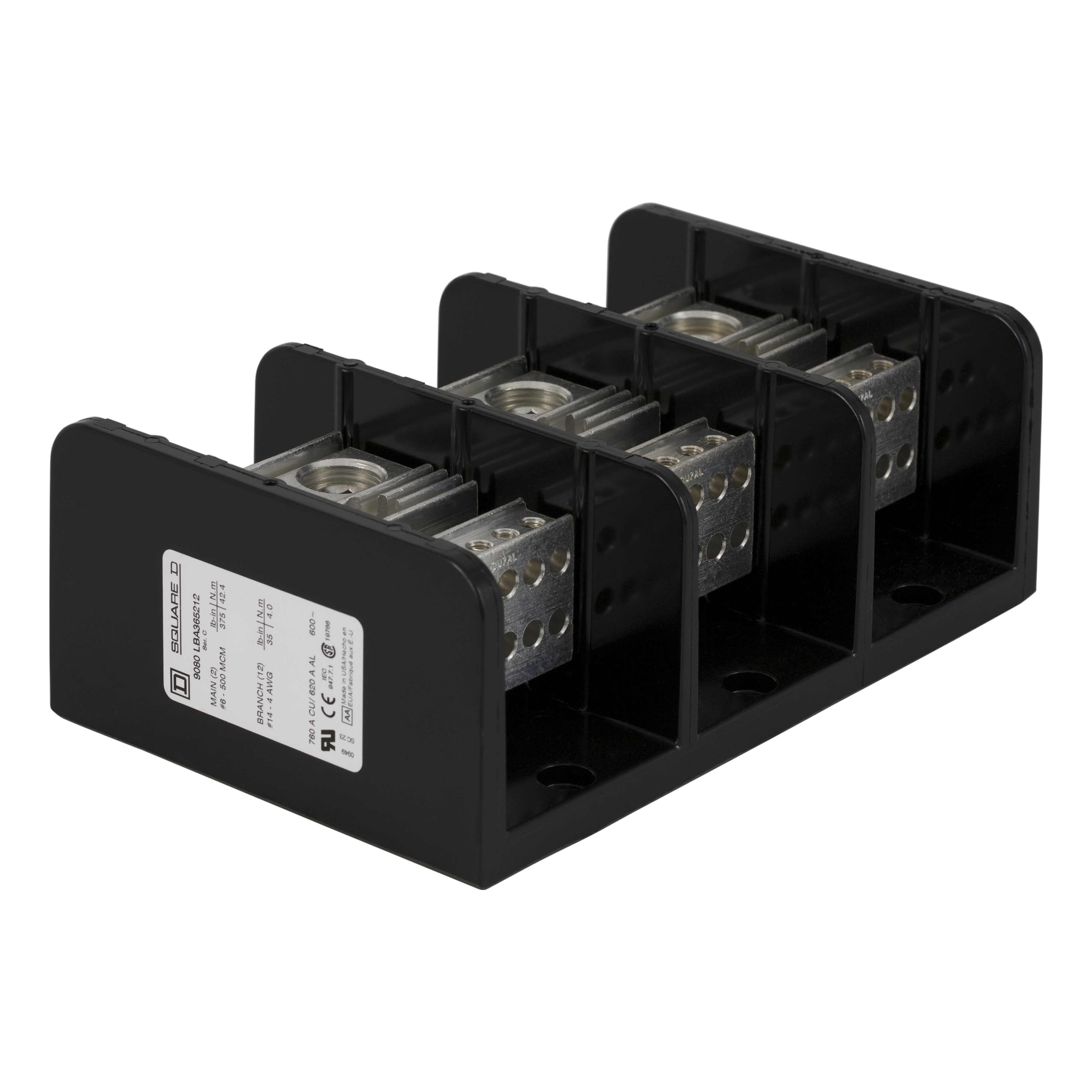 SCHNEIDER ELECTRIC - Blocco di distribuzione alimentazione 600 V 760 A