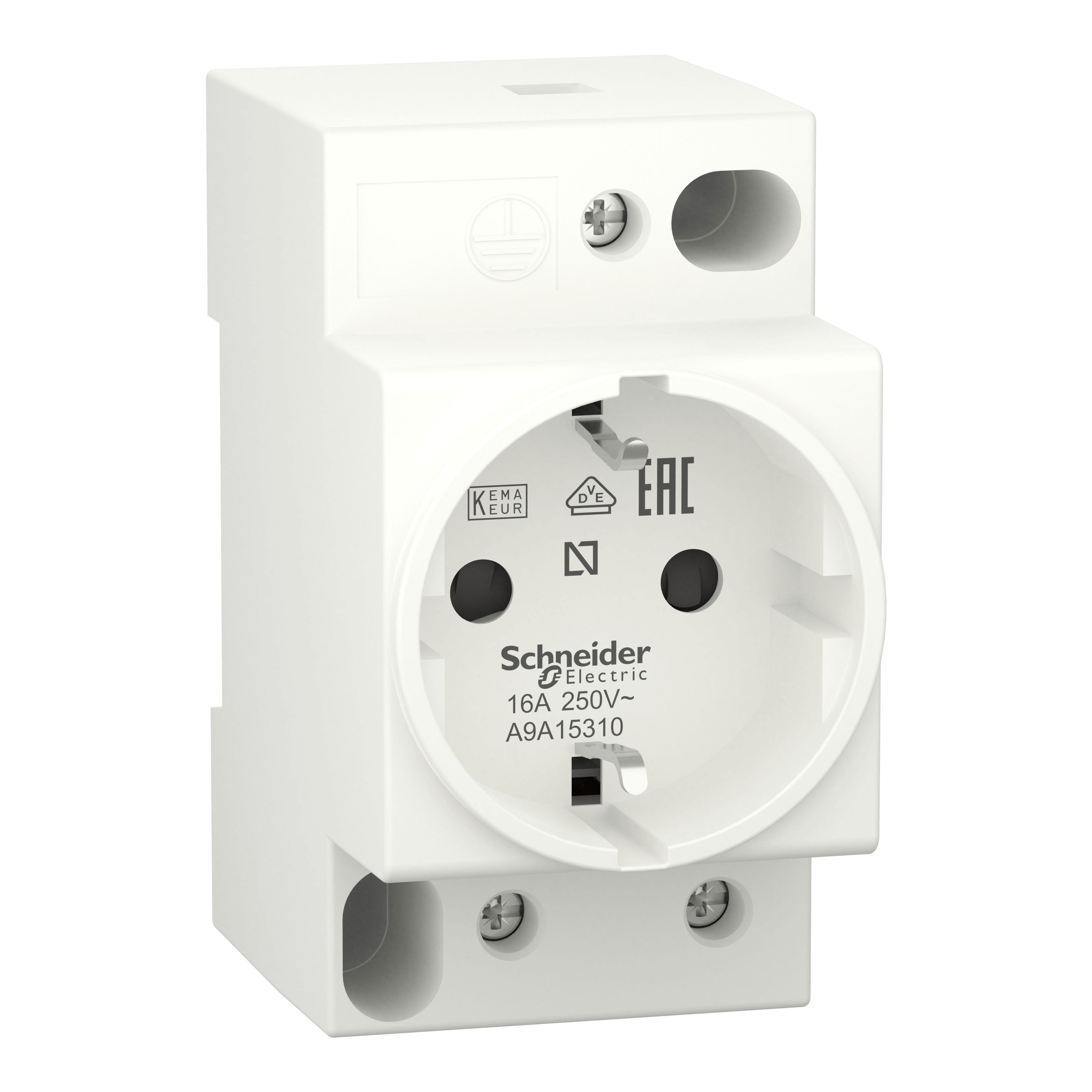 SCHNEIDER ELECTRIC - Presa iPC 2P+T 16A 250Vca tedesca A9A15310