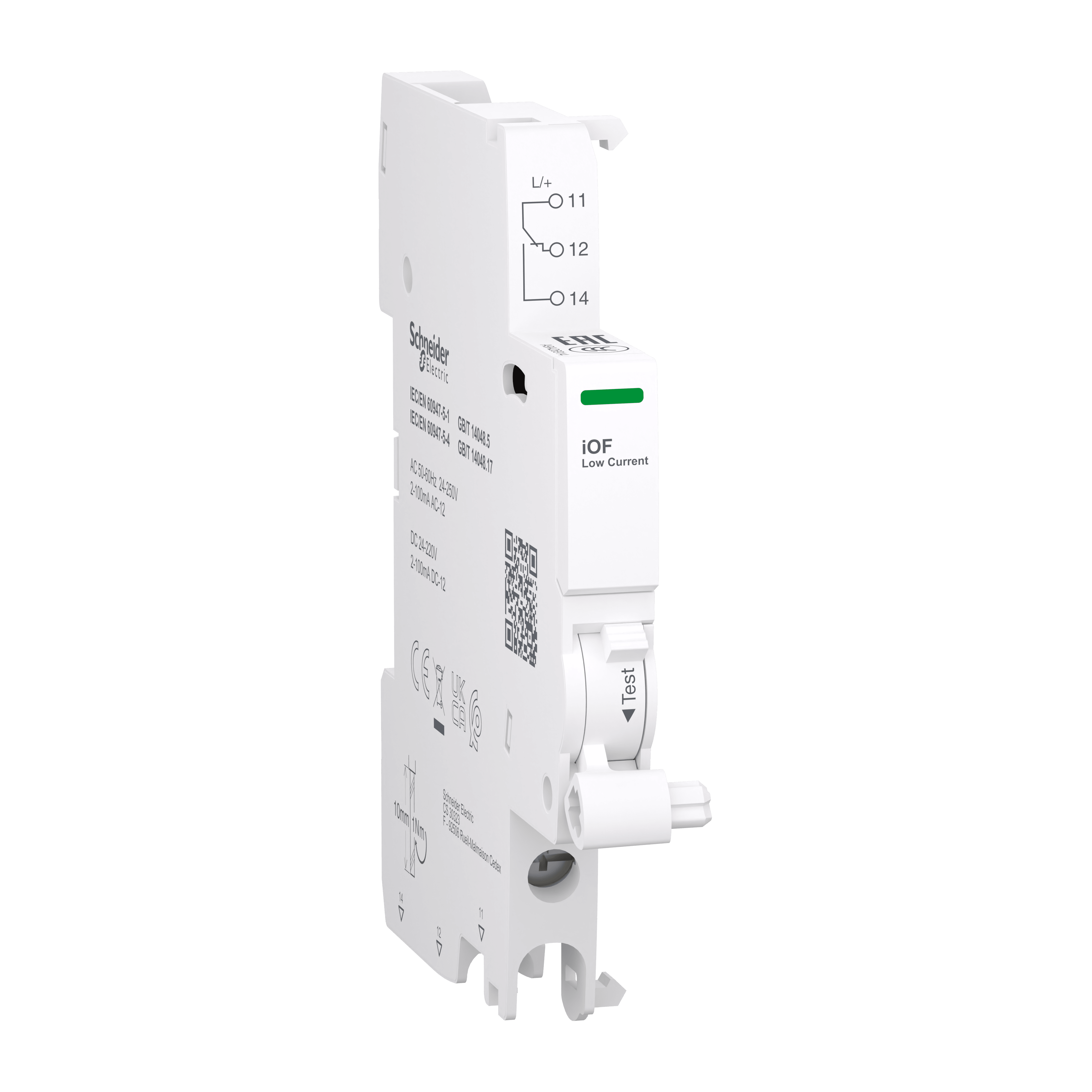 SCHNEIDER ELECTRIC - Contatto ausiliario Acti9 iOF per iC40/iC60/iID/iSW-NA/RCA/ARA