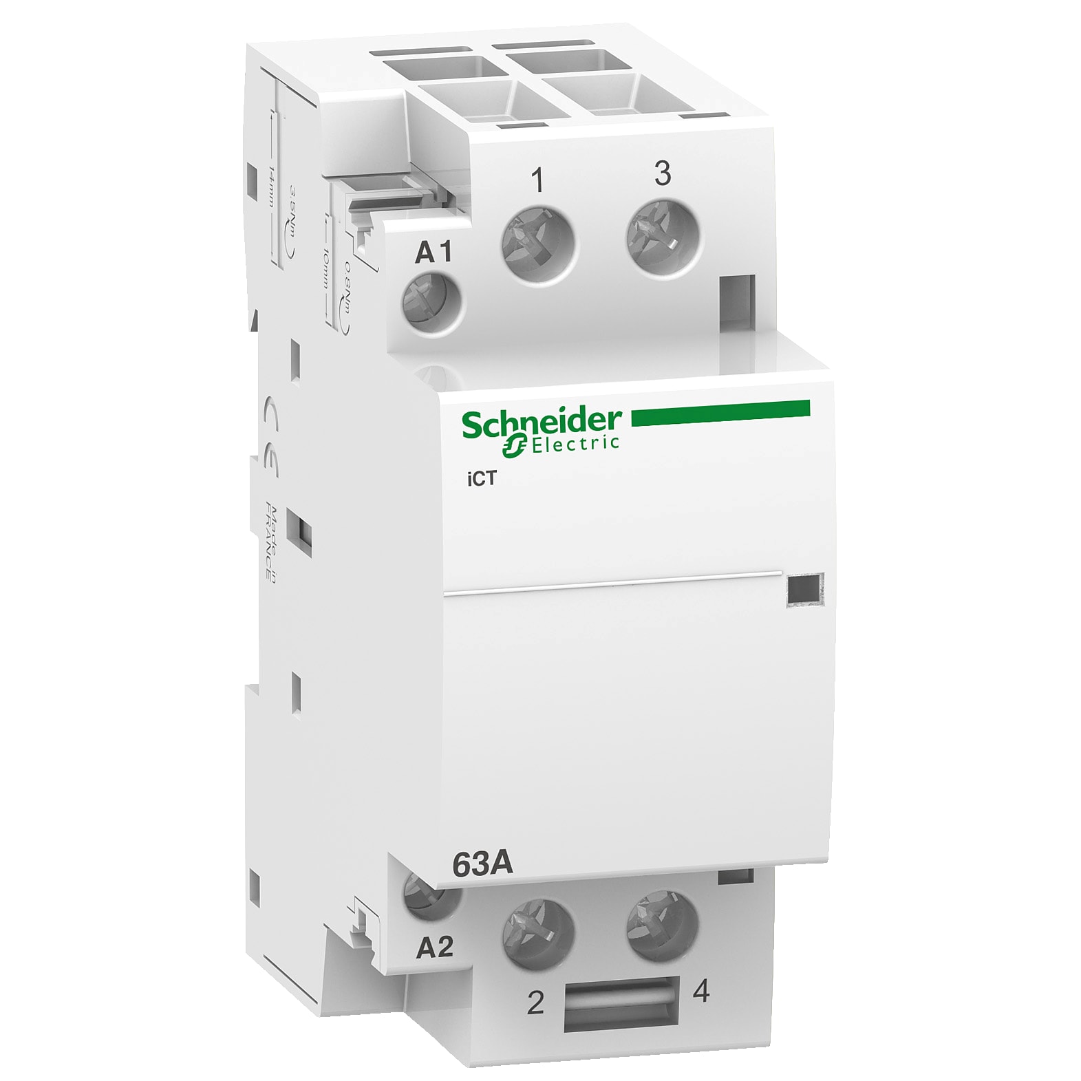 SCHNEIDER ELECTRIC - Contattore iCT 2NA 63A comando 24Vca A9C20162