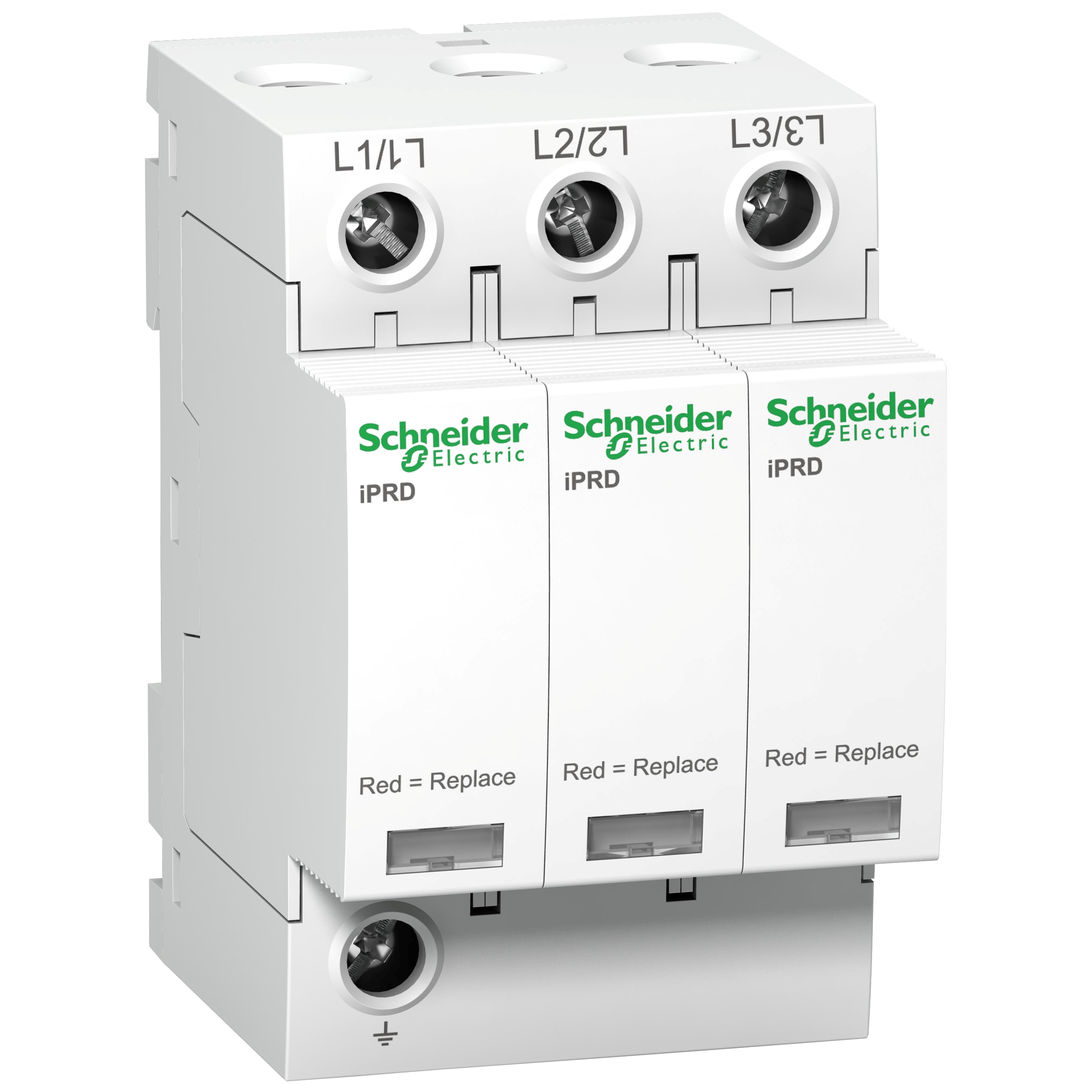 SCHNEIDER ELECTRIC - Scaricatore, Acti9, iPRD, 3P, 2.5kA, Imax 8kA, cartuccia estraibile, Tipo 2 e 3, IT A9L08321