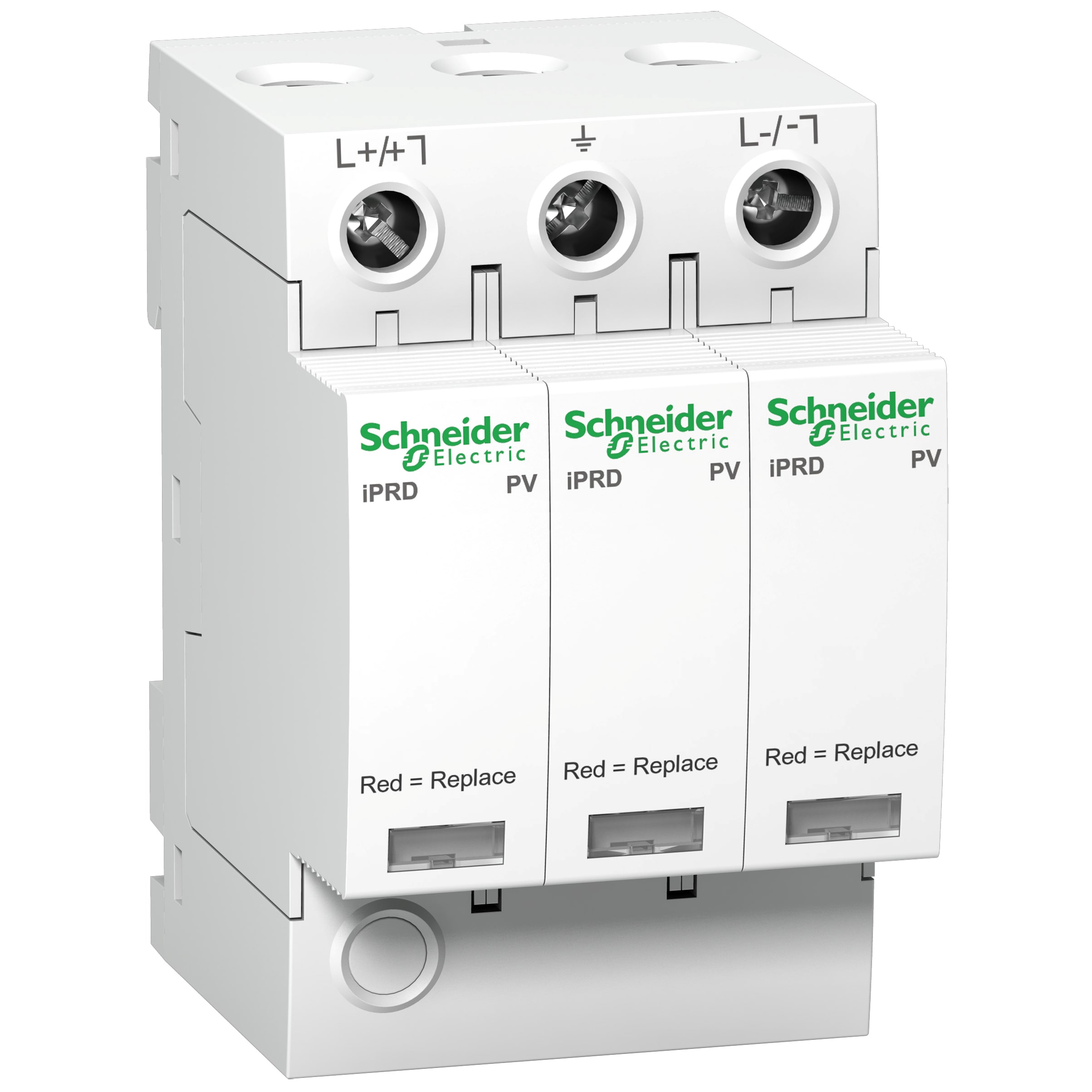 SCHNEIDER ELECTRIC - Scaricatore, Acti9, iPRD-DC, 2P, 15kA, Imax 40kA, cartuccia estraibile, Tipo 2, 800PV A9L40271