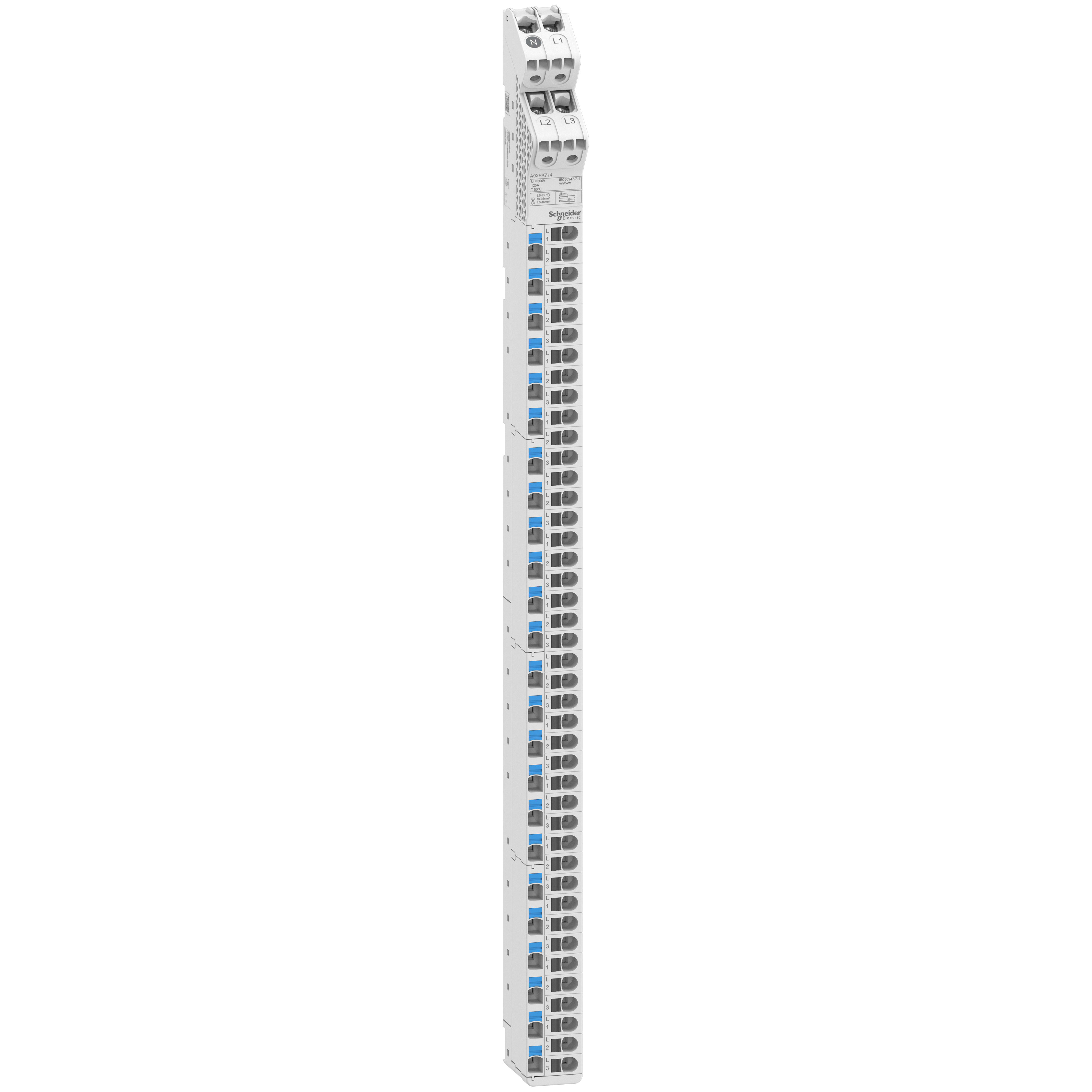 SCHNEIDER ELECTRIC - Morsettiera verticale VDIS 125A 66 connessioni