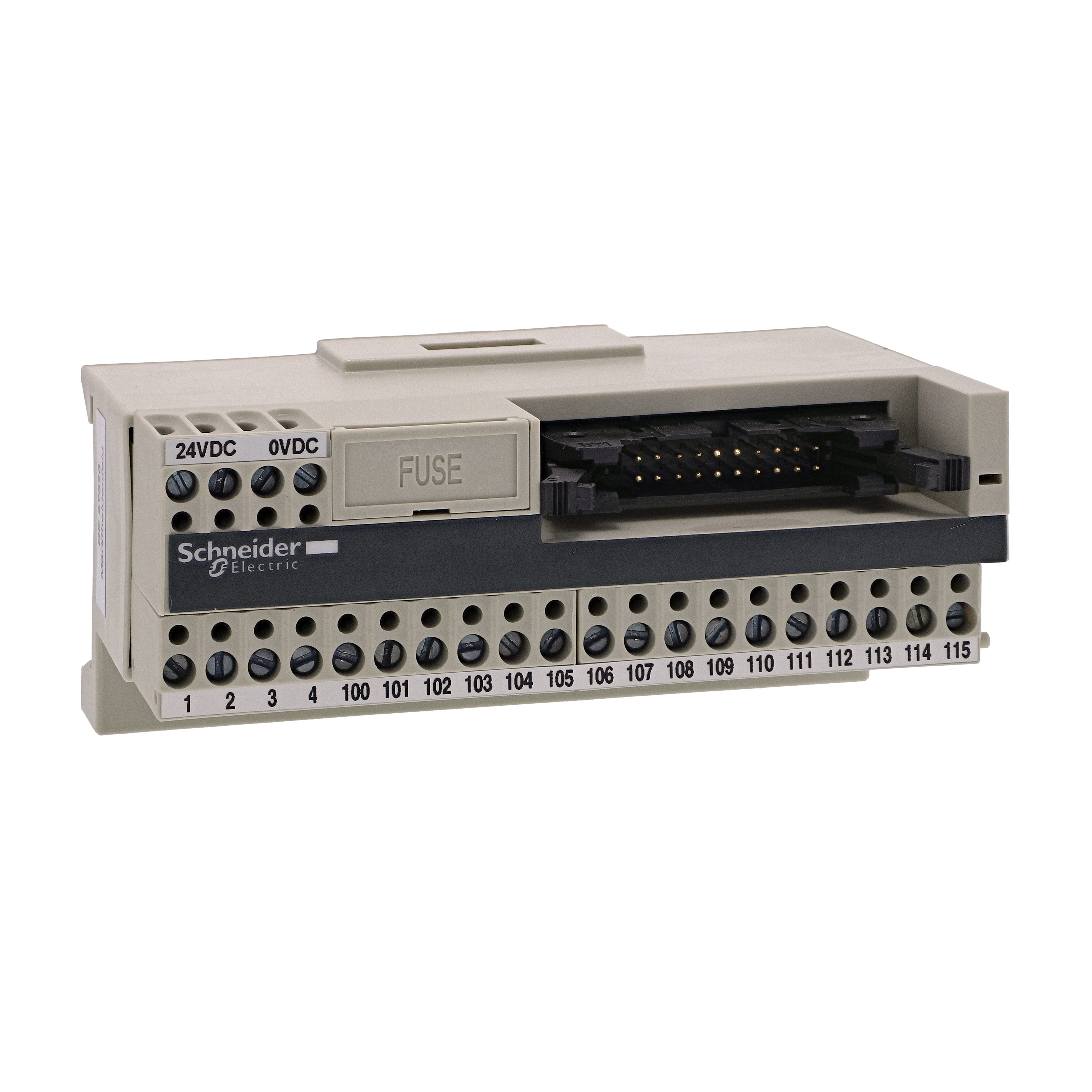 SCHNEIDER ELECTRIC - Sottobase di connessione passiva ABE7 - 16 input o uscite ABE7H16C10