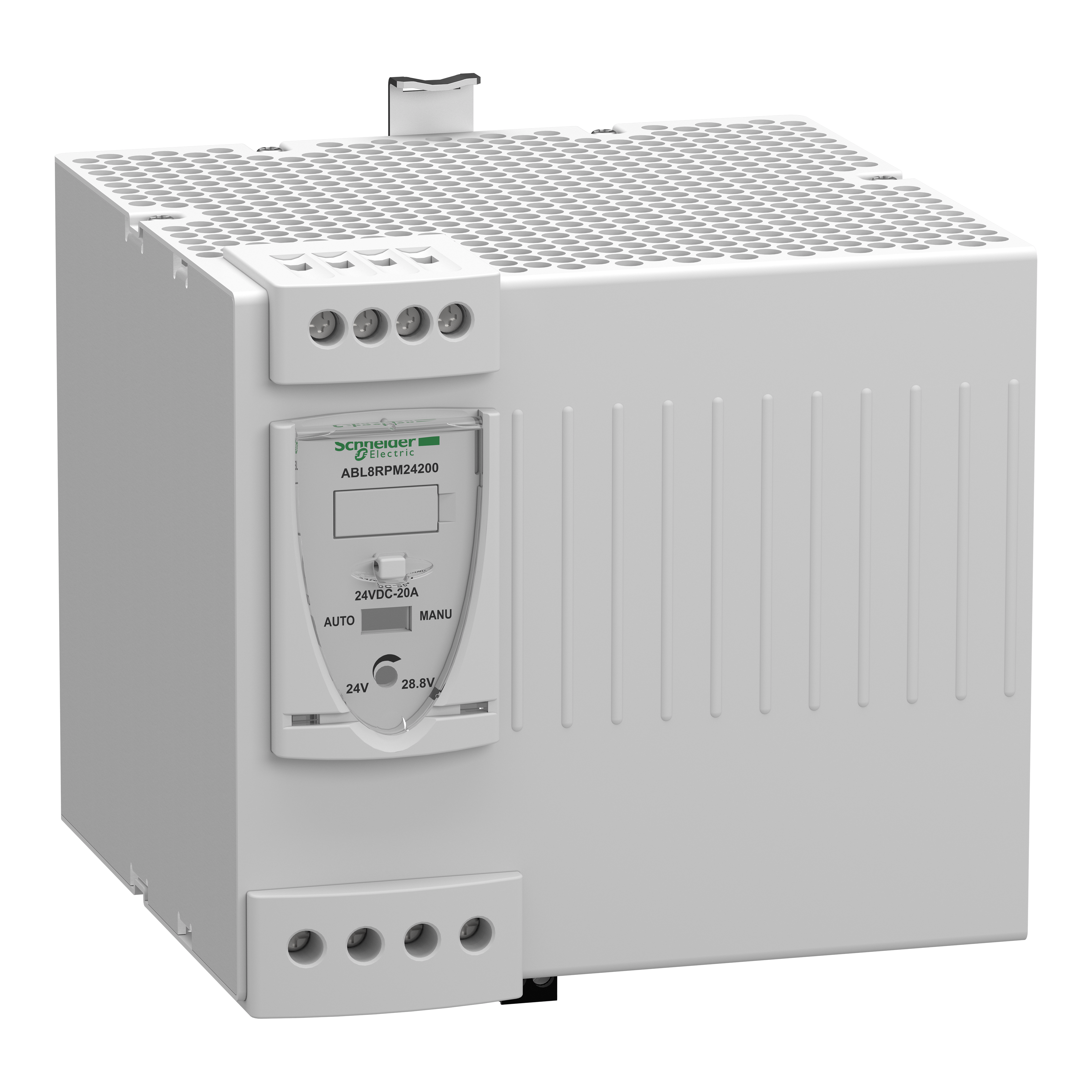 SCHNEIDER ELECTRIC - Alimentatore&nbsp; switching, Phaseo ABL7, ABL8, Modicon,&nbsp; monofase o bifase - 100..240 V CA - 24 V - 20 A