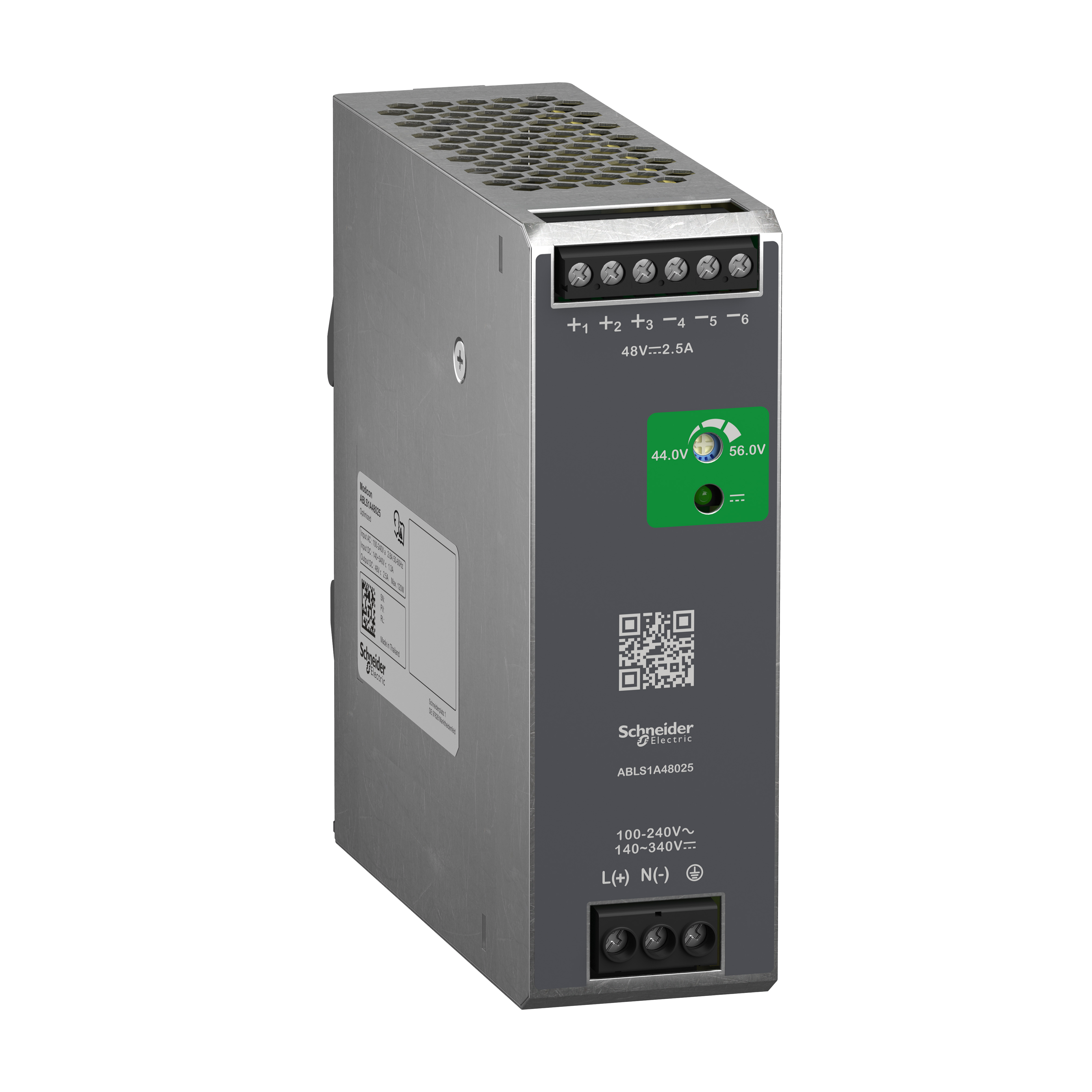 SCHNEIDER ELECTRIC - Alimentatori switching, 100-240 V AC, 48 V 2.5 A, monofase, Ottimizzato