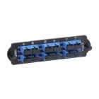 SCHNEIDER ELECTRIC - Piastra con 6 bussole SC duplex colore blu per fibre monomodali OS1/OS2