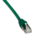 SCHNEIDER ELECTRIC - Patch cord, Actassi, Category 6A, S/FTP, LSZH, 5 m, verde