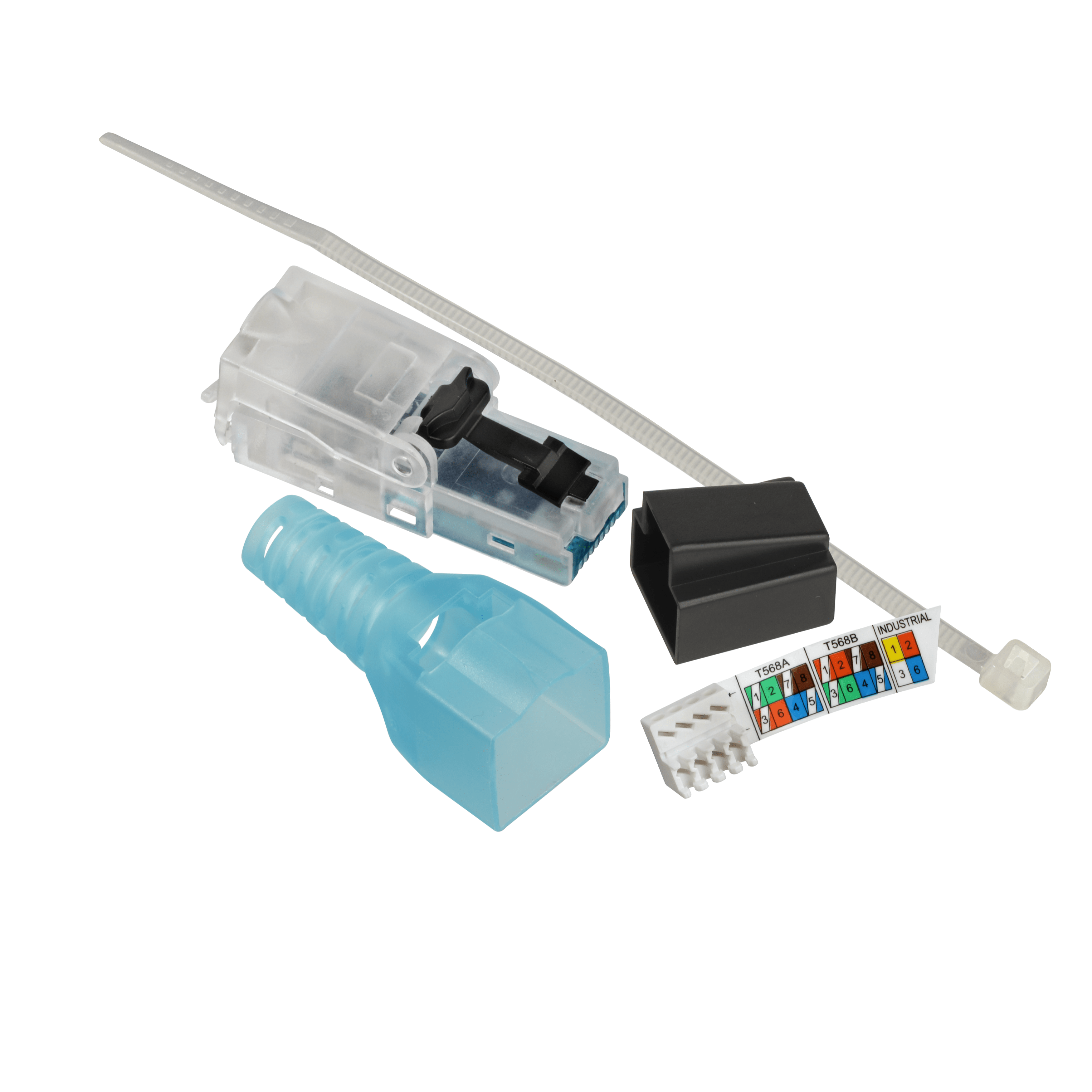 SCHNEIDER ELECTRIC - Plug RJ45 maschio terminabile in campo Actassi - Category 6A - UTP