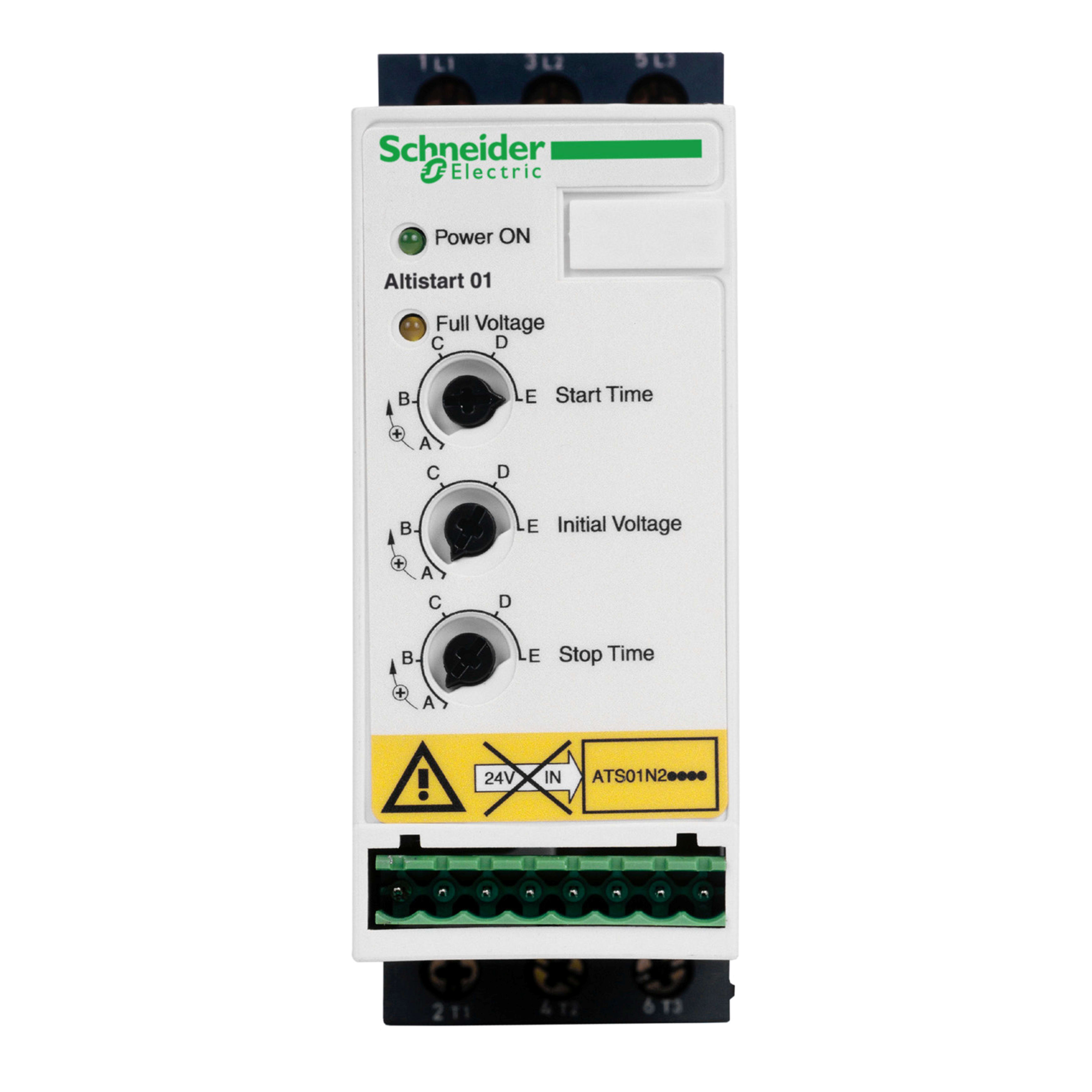 SCHNEIDER ELECTRIC - Avviatore statico per motore asincrono - ATS01 - 12 A - 200...240 V - 2,2...3 KW
