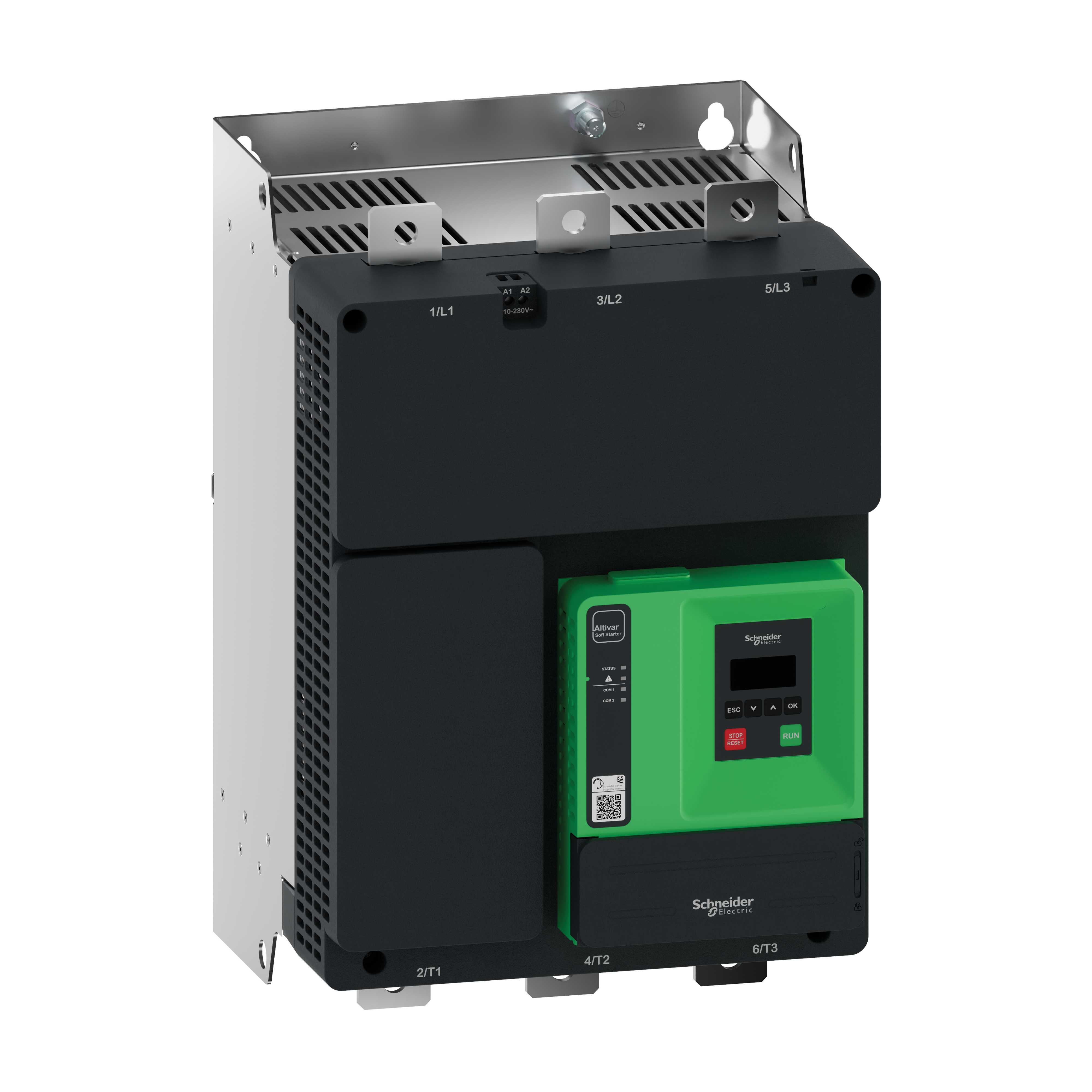 SCHNEIDER ELECTRIC - Avviatore statico Altivar ATS430, 590A, da 208 a 600V CA, alimentazione di controllo da 110 a 230V CA