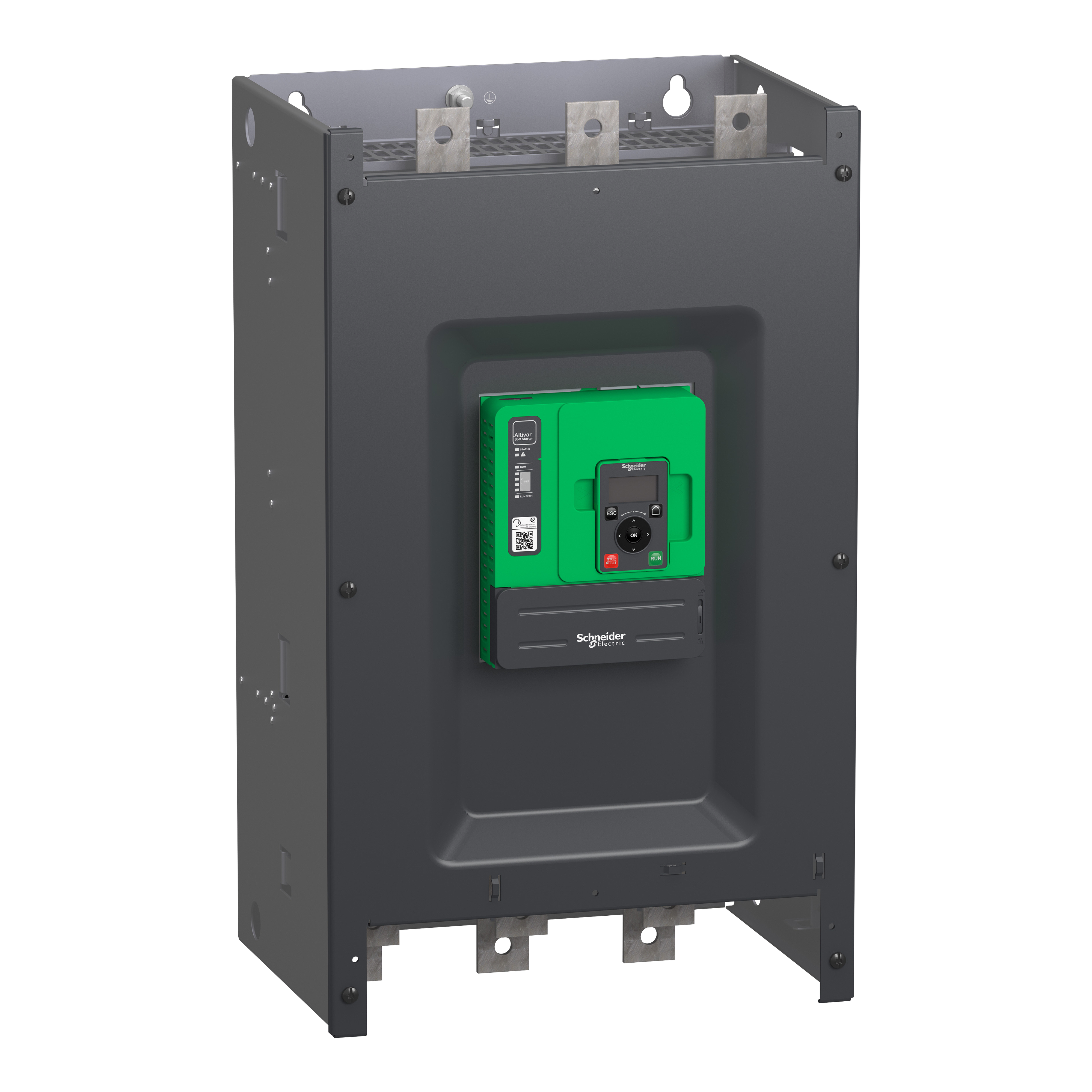 SCHNEIDER ELECTRIC - Altivar Soft Starter ATS480, 410 A, 208...690V AC, alimentazione controllo 110...230V AC