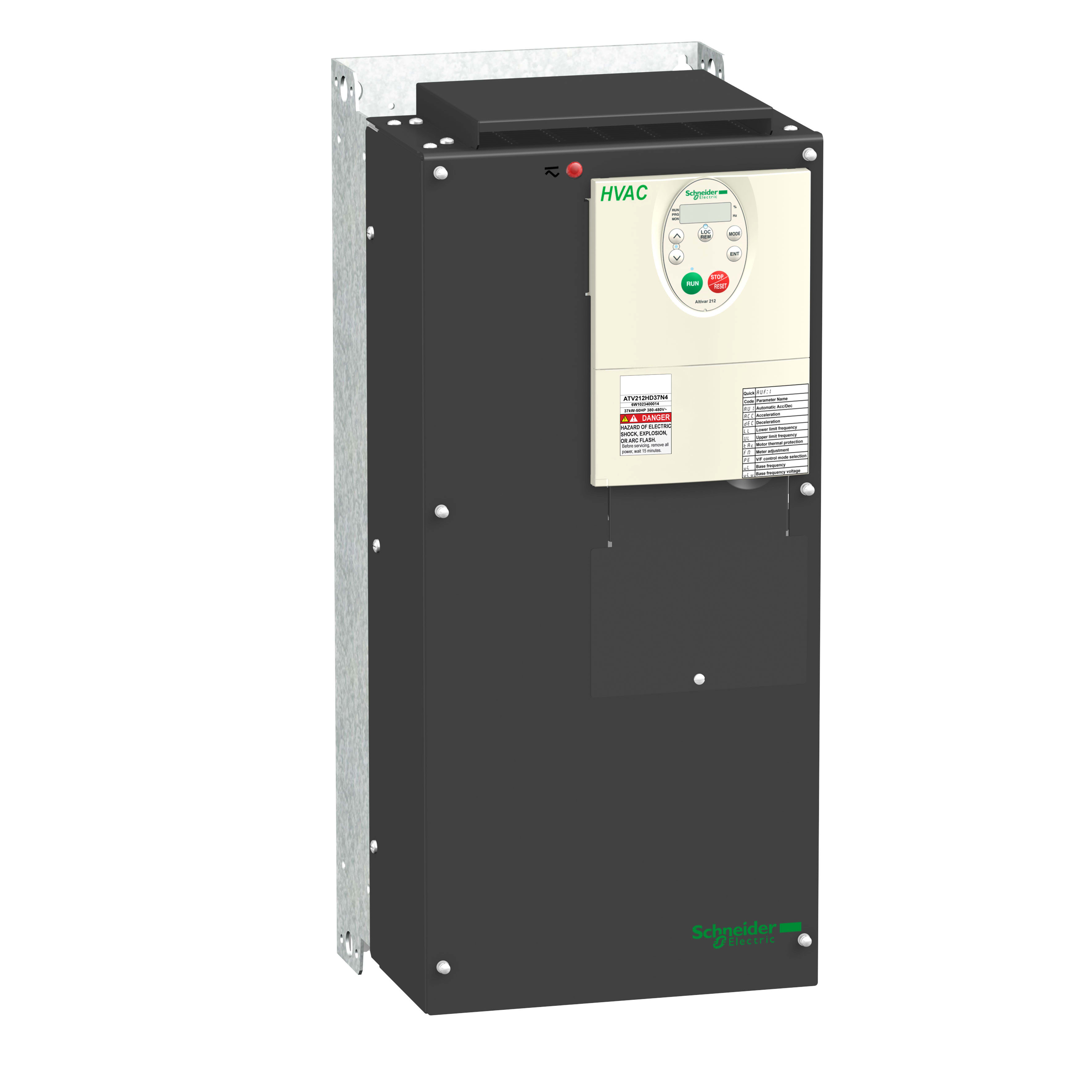SCHNEIDER ELECTRIC - Variatore di velocità ATV212 - 45 kW - 60 HP - 480 V - trifase - EMC - IP21