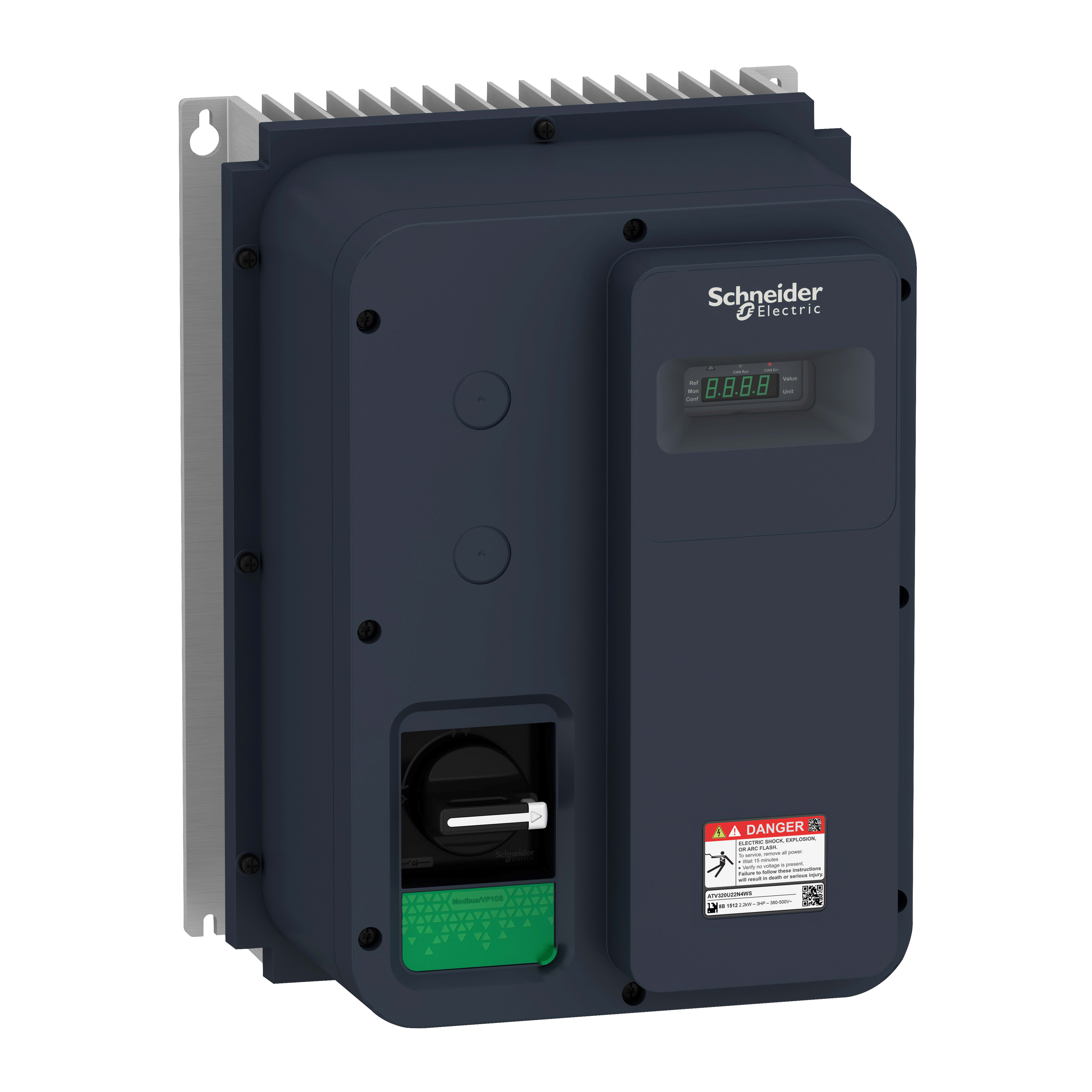 SCHNEIDER ELECTRIC - Variatore di velocità Altivar Machine ATV320 IP65 - 1,5KW - 240V - monofase con sezionatore