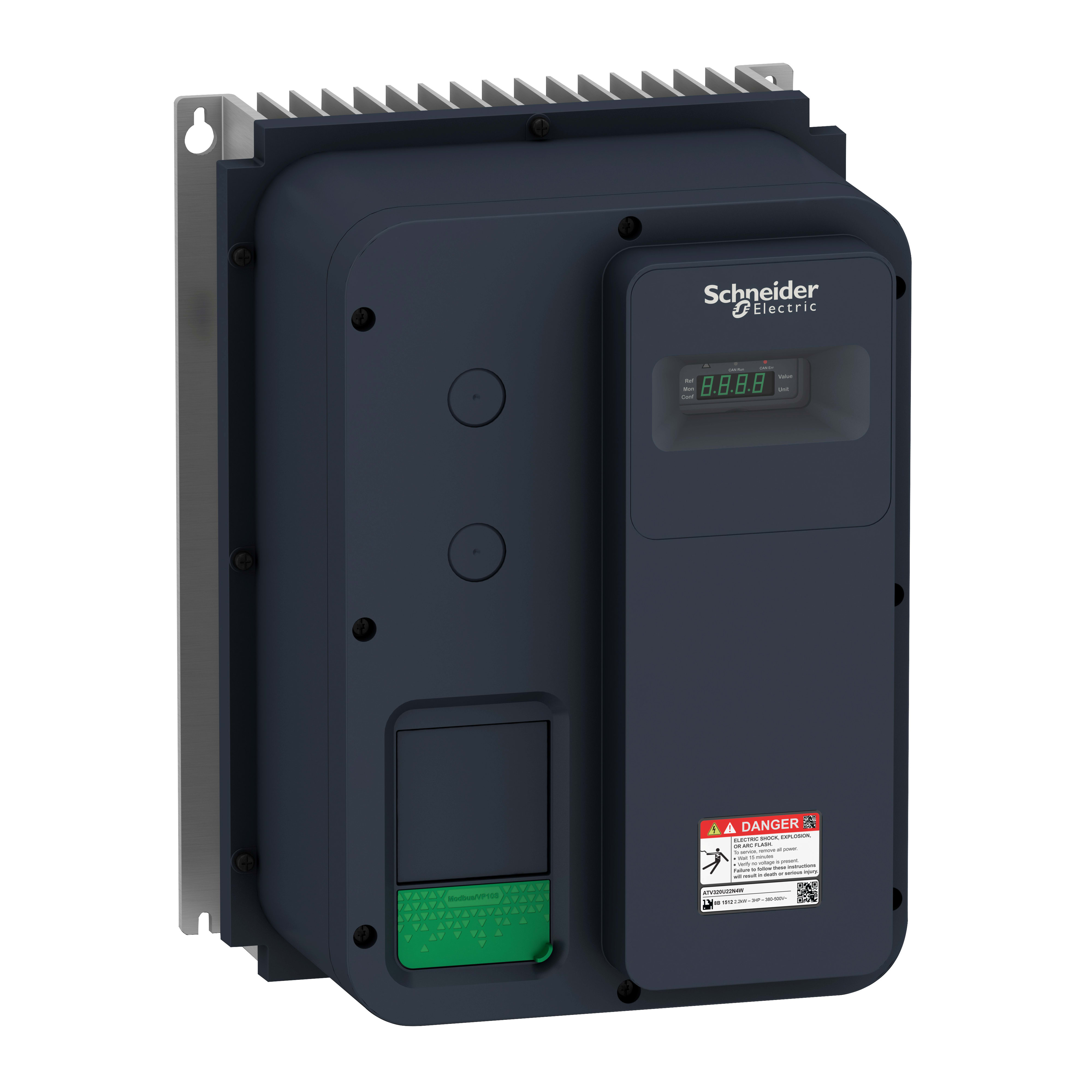 SCHNEIDER ELECTRIC - Variatore di velocità Altivar Machine ATV320 IP66 - 4kW - 500V - trifase senza sezionatore ATV320U40N4W