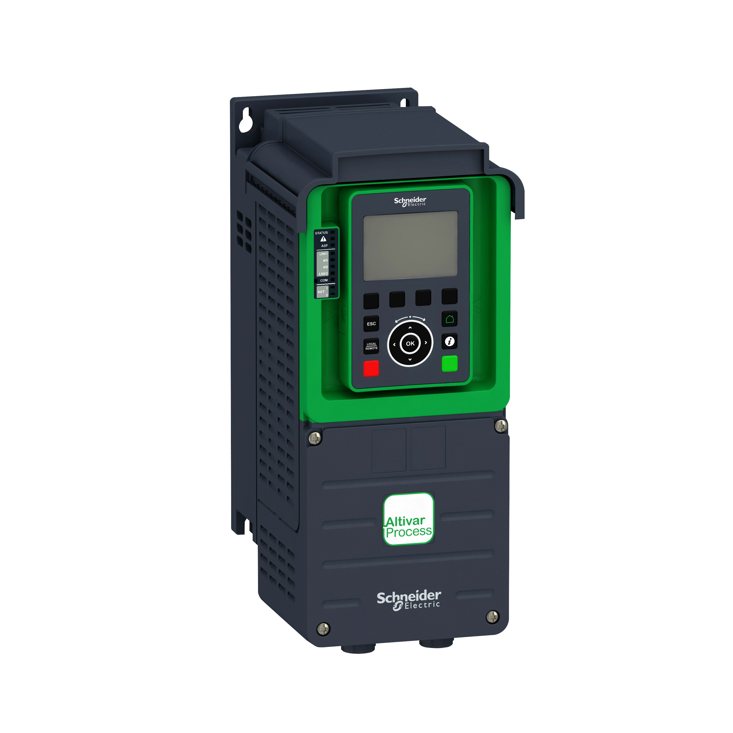 SCHNEIDER ELECTRIC - Variatore di velocità, Altivar Process ATV900, ATV930, 1,5 kW, da 200 a 240V, con unità frenatura, IP21