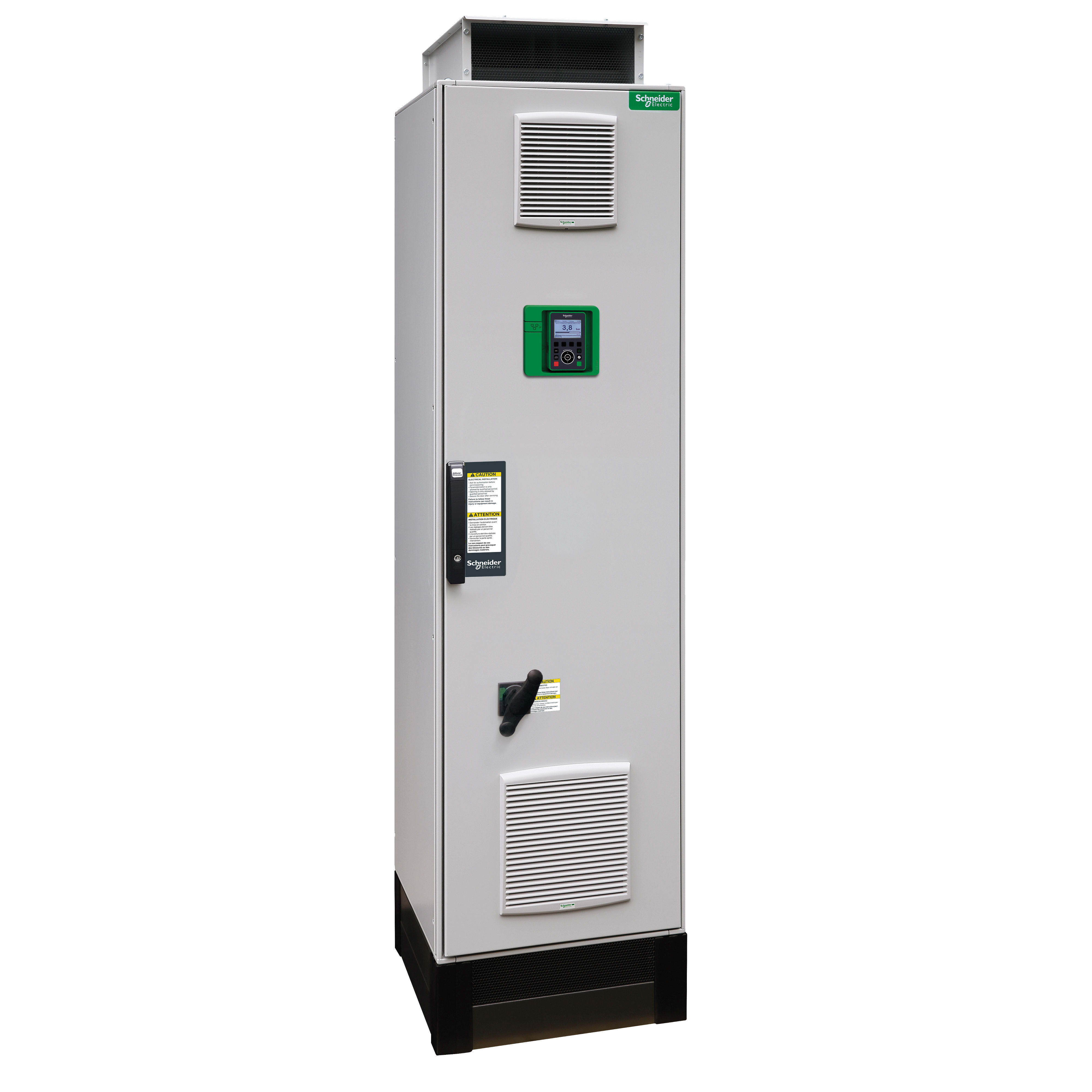 SCHNEIDER ELECTRIC - Variatore di velocità, Altivar Process ATV900, a pavimento ATV950, 250kW, da 400 a 440V, senza unità frenatura, IP54