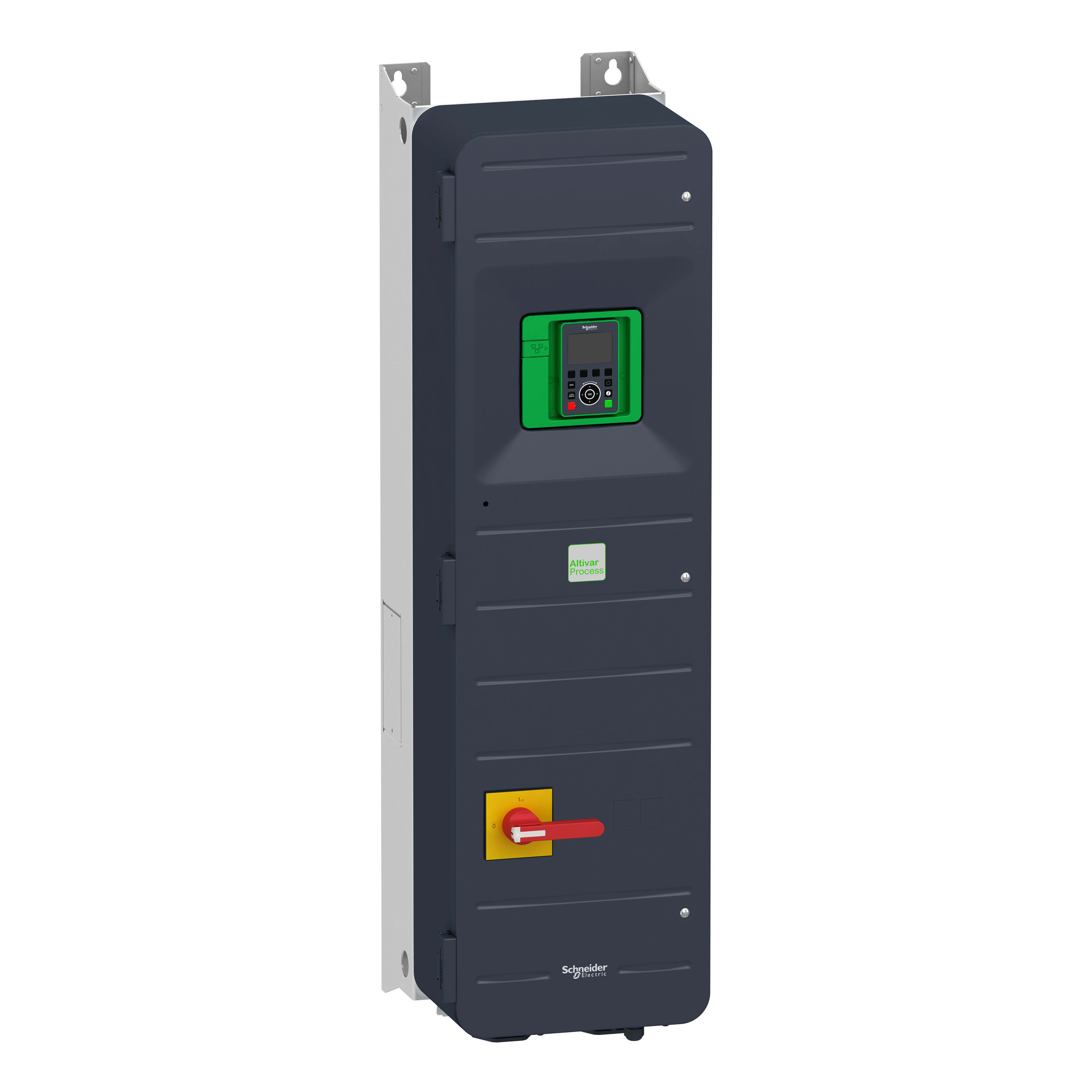 SCHNEIDER ELECTRIC - Variatore di velocità, Altivar Process ATV900, ATV950, 55kW, da 400 a 480V, con unità frenatura, interruttore, IP55