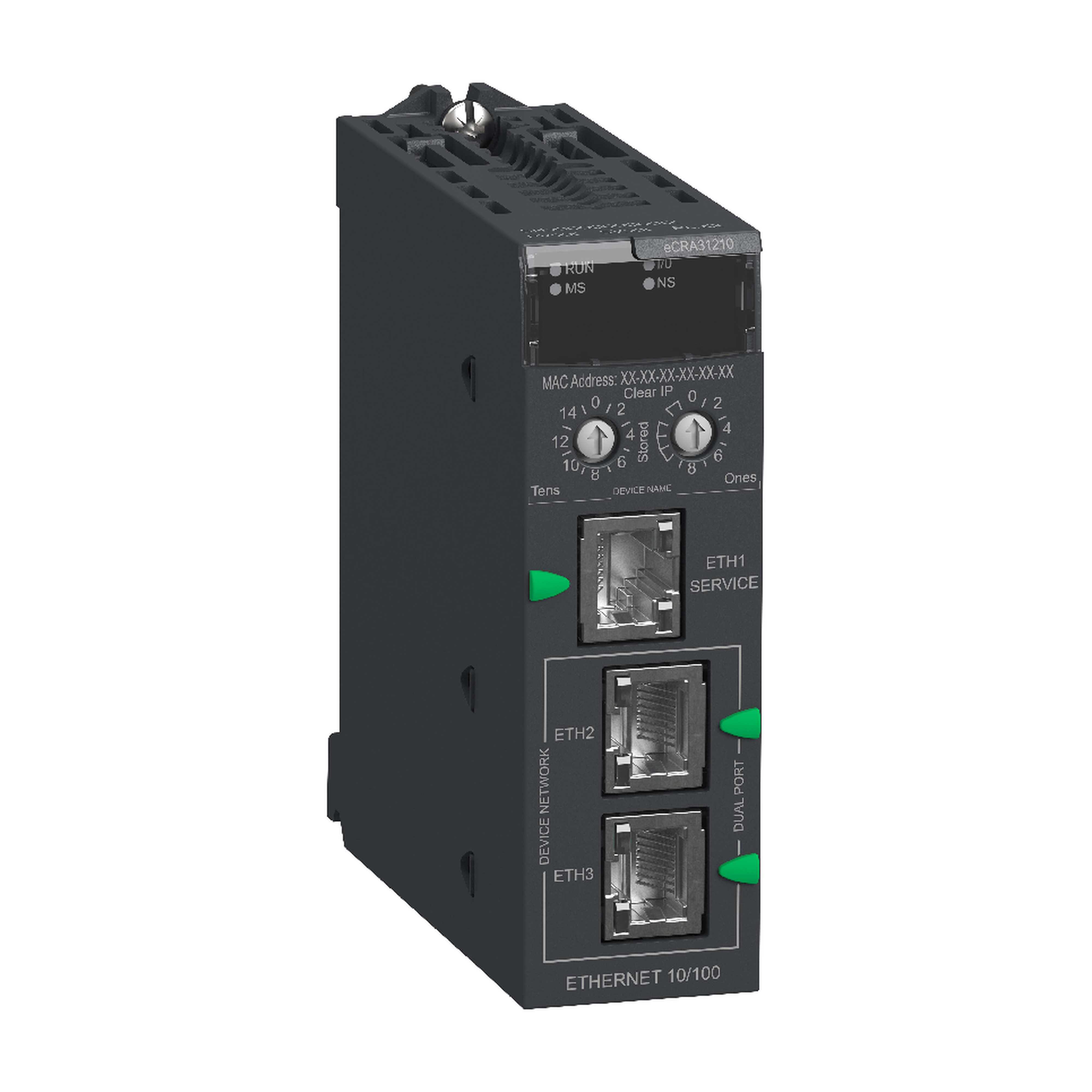 SCHNEIDER ELECTRIC - Comunicatore Modicon X80 per EIO Drop con backplane Ethernet BMECRA31210
