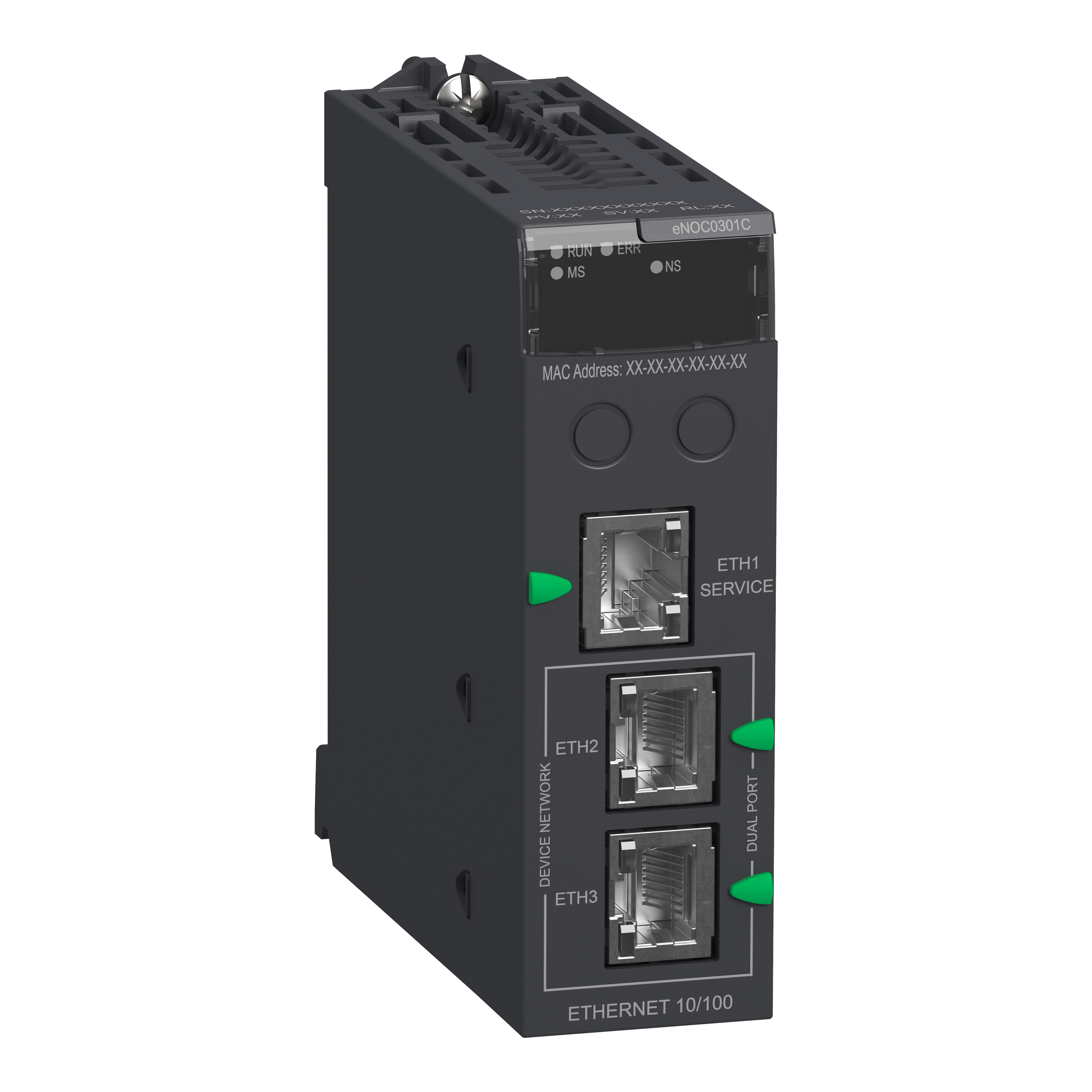 SCHNEIDER ELECTRIC - Modulo Ethernet M580 - comunicazione Ethernet a 3 porte - Conformal Coated