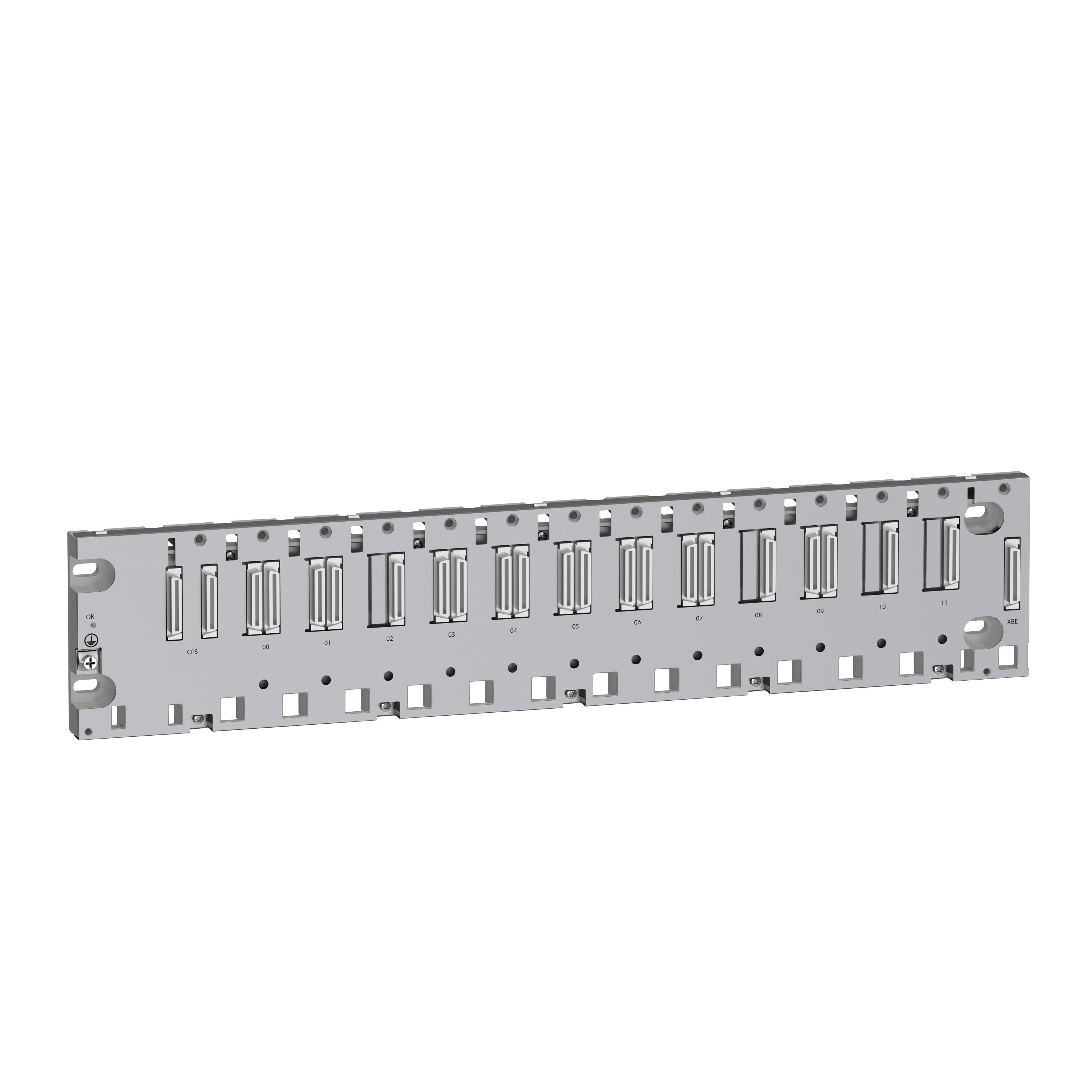 SCHNEIDER ELECTRIC - PLC Rack, Rack 12 slots, 12 slots, Ethernet backplane