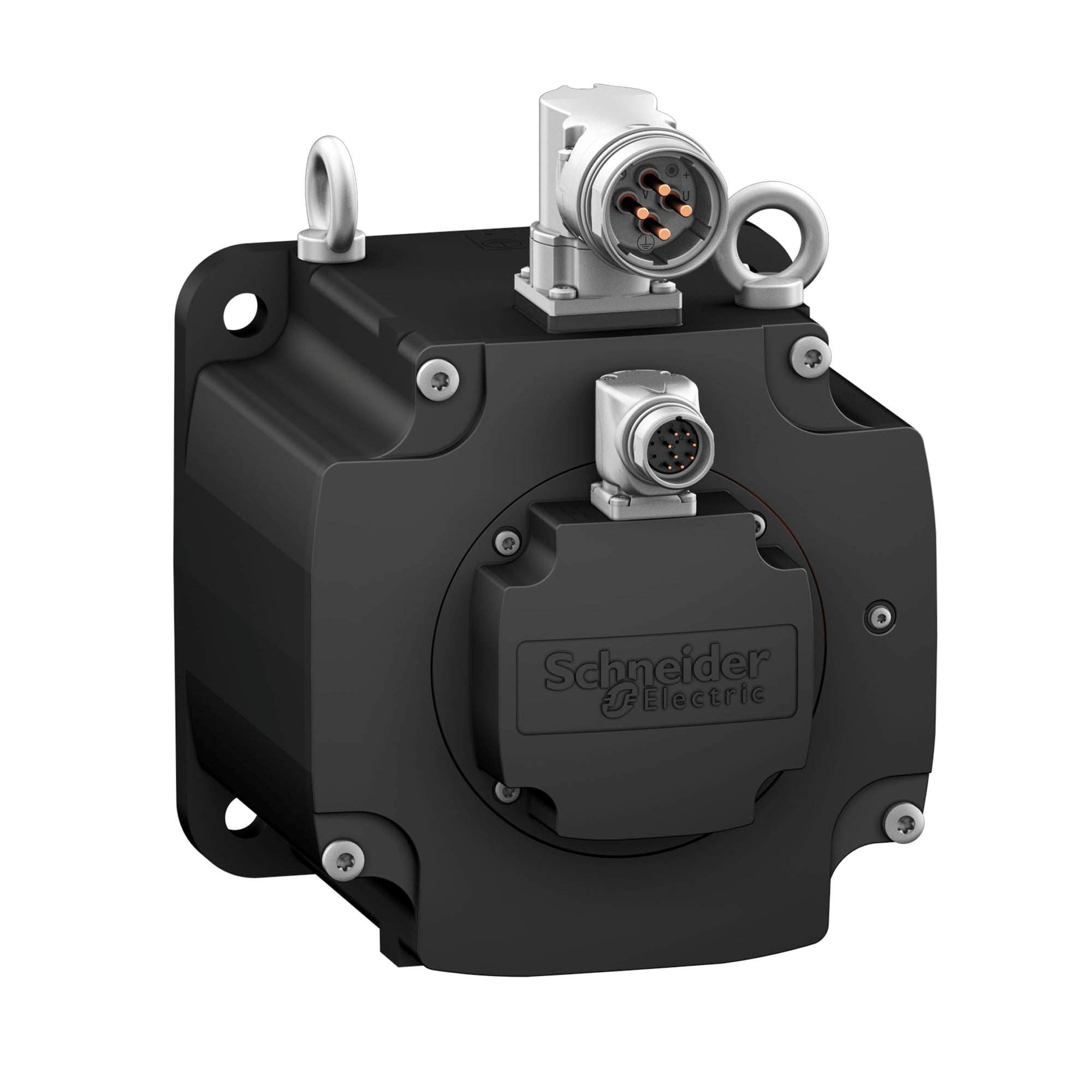 SCHNEIDER ELECTRIC - Servomotore BMH190 48Nm albero liscio IP65 MultiT 128 Sin/Cos freno connettori 90°