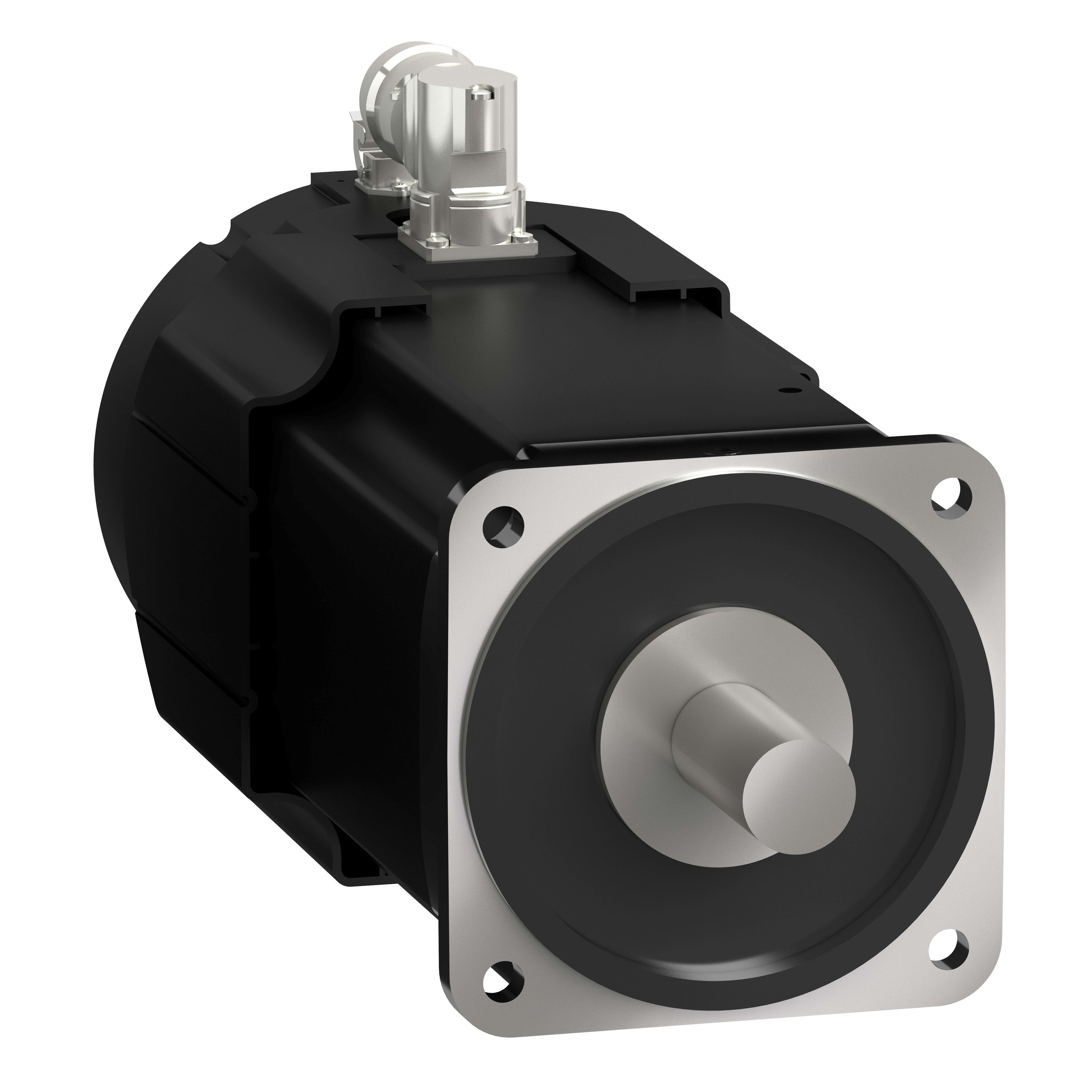 SCHNEIDER ELECTRIC - Servomotore BMH190 100Nm albero liscio IP65 SingleT 128 Sin/Cos no freno connettori 90° ventilato