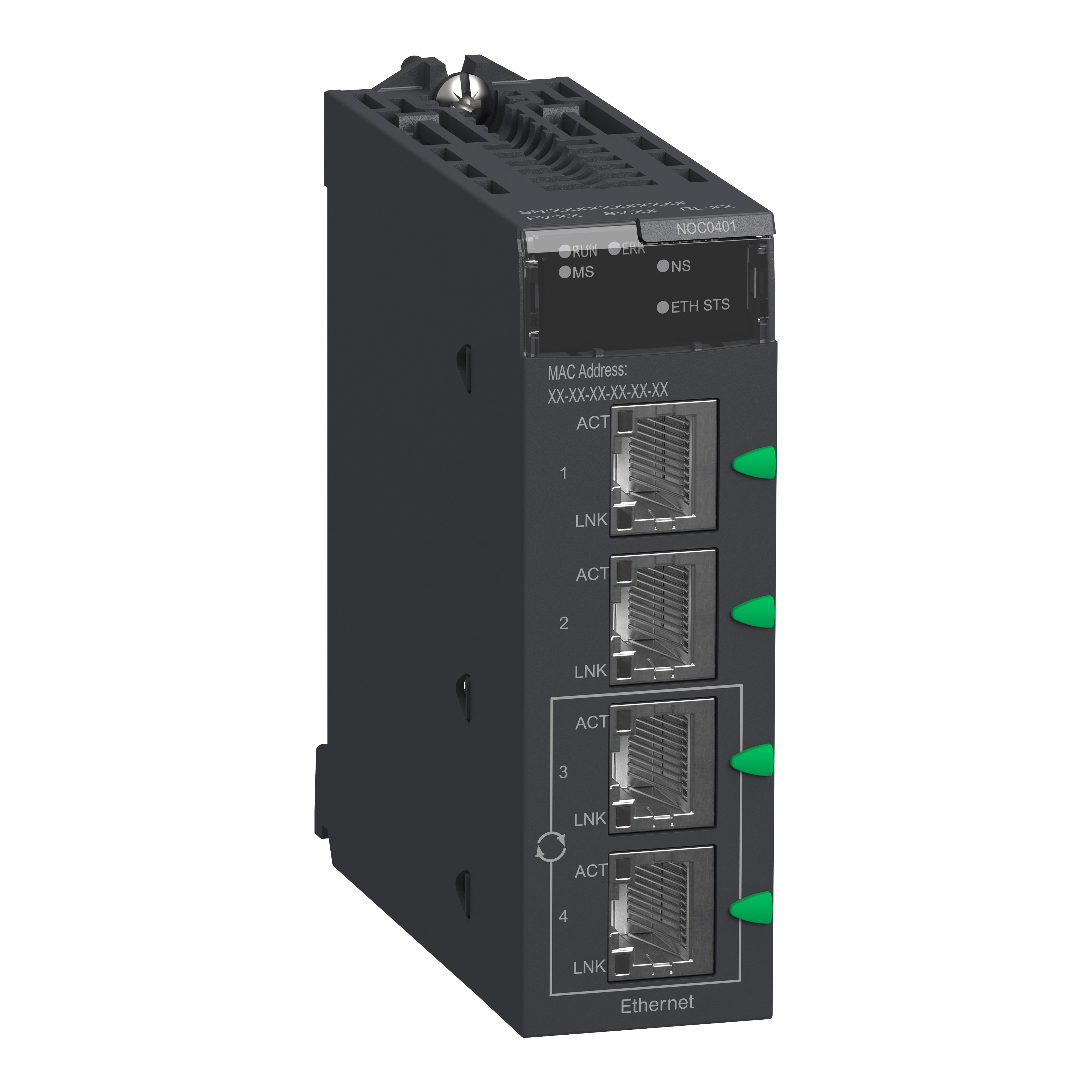 SCHNEIDER ELECTRIC - Modulo Ethernet M340 - 4×RJ45 10/100