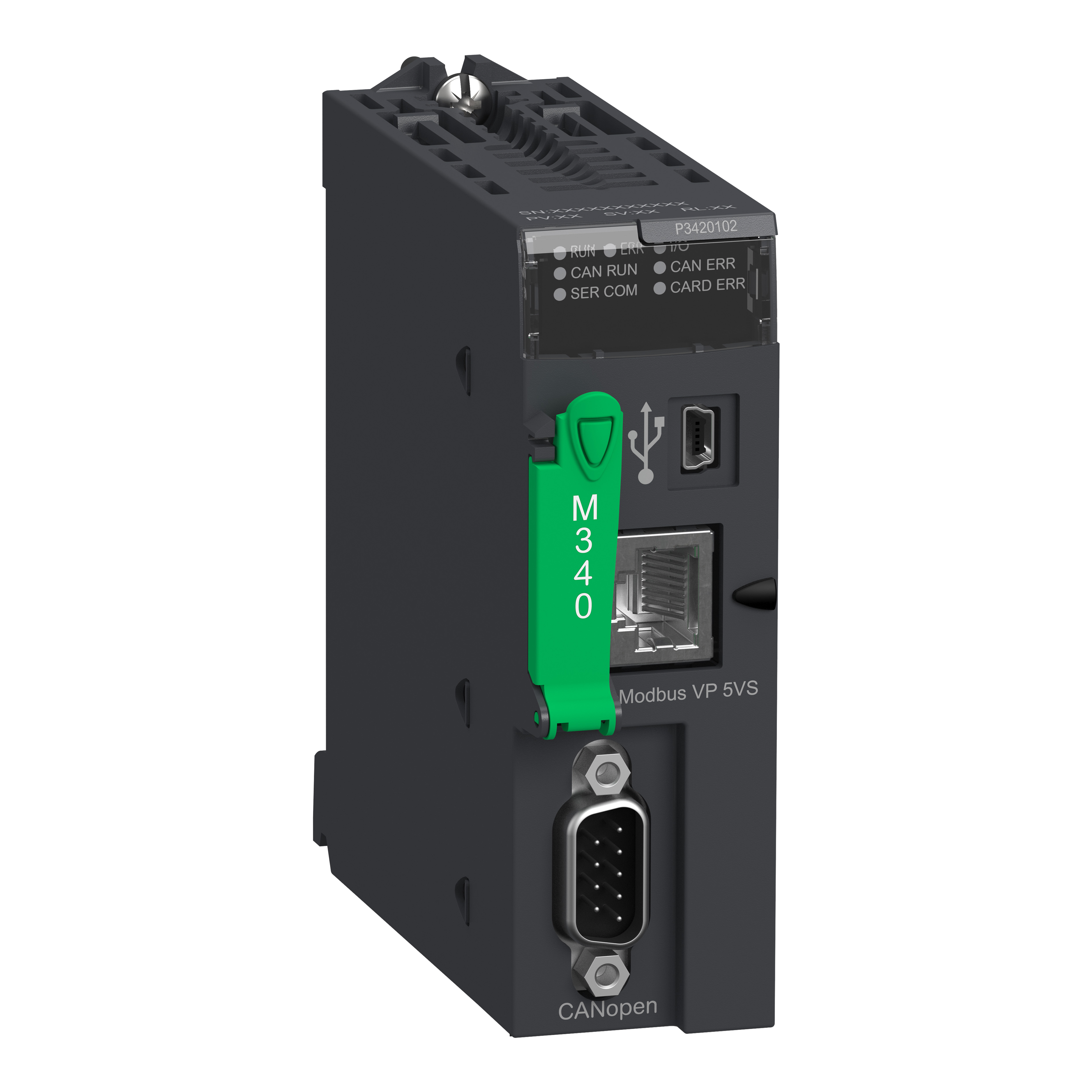 SCHNEIDER ELECTRIC - Modulo processore M340 - max 1024 I/O discreti + 256 I/O analogici