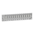SCHNEIDER ELECTRIC - Rack M340 - 12 slot - Montaggio su pannello, piastra o guida DIN