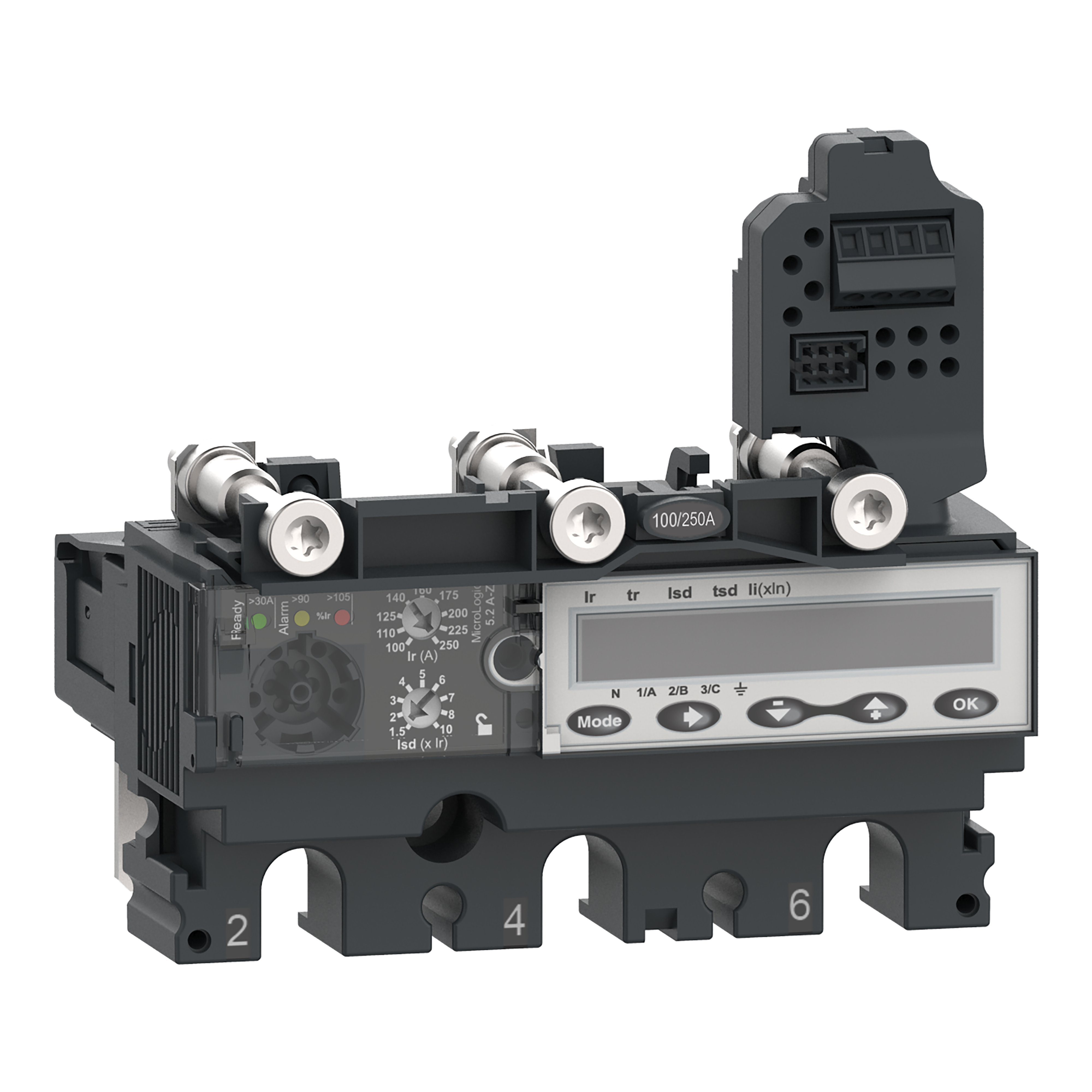 SCHNEIDER ELECTRIC - Sganciatore MicroLogic 5.2AZ, ComPacT NSX100/160/250, 3 poli, protezioni elettroniche di base, applicazioni speciali, 100A