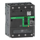 SCHNEIDER ELECTRIC - Interruttore, ComPacT NSXm 100E, 16kA/415VAC, 4 poli 3D (neutro non protetto), Sganciatore TMD 80A, busbar/connettori