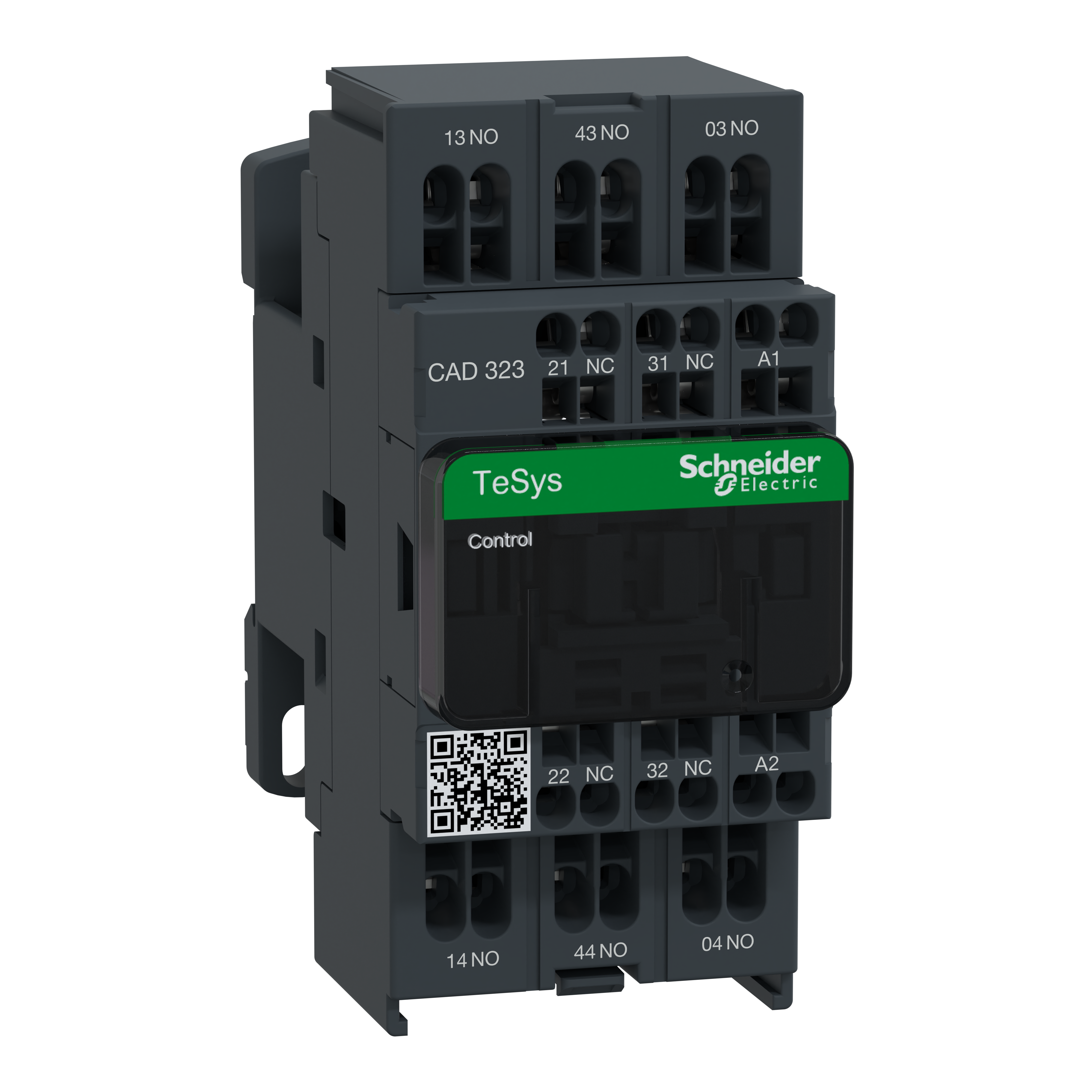 SCHNEIDER ELECTRIC - Contattore ausiliario TeSys CAD323 - 3NO + 2 NC - - 10 A - 110 V CA