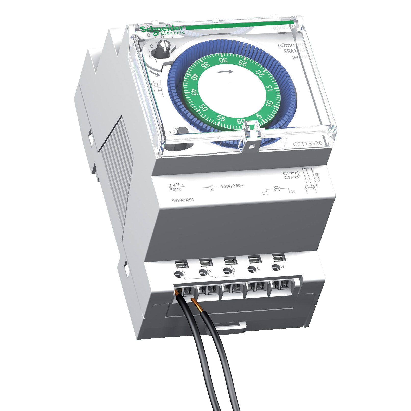 SCHNEIDER ELECTRIC - Interruttore orario meccanico IH, 60min, 1 canale