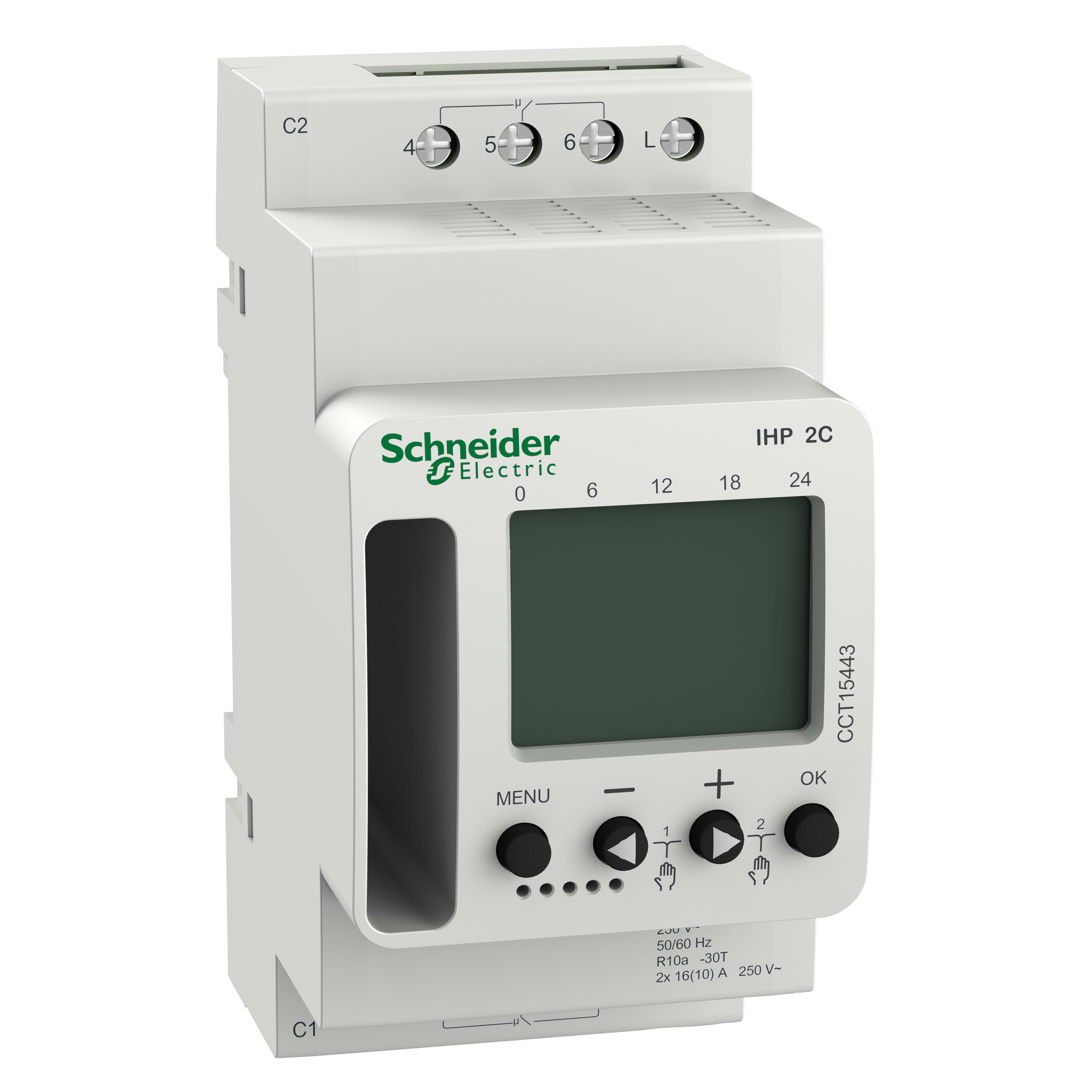 SCHNEIDER ELECTRIC - Acti 9 IHP 2C con interruttore orario programmabile (24h / 7d)