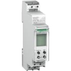 SCHNEIDER ELECTRIC - Interruttore orario digitale IHP+, 18mm, 1 canale, 24h+7g, 84 memorie
