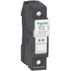 SCHNEIDER ELECTRIC - Porta fusibile TeSys DF per protezione dei circuiti di controllo e dei trasformatori, calibro fusibile 10x38, 1P, corrente termica convenzionale 32 A