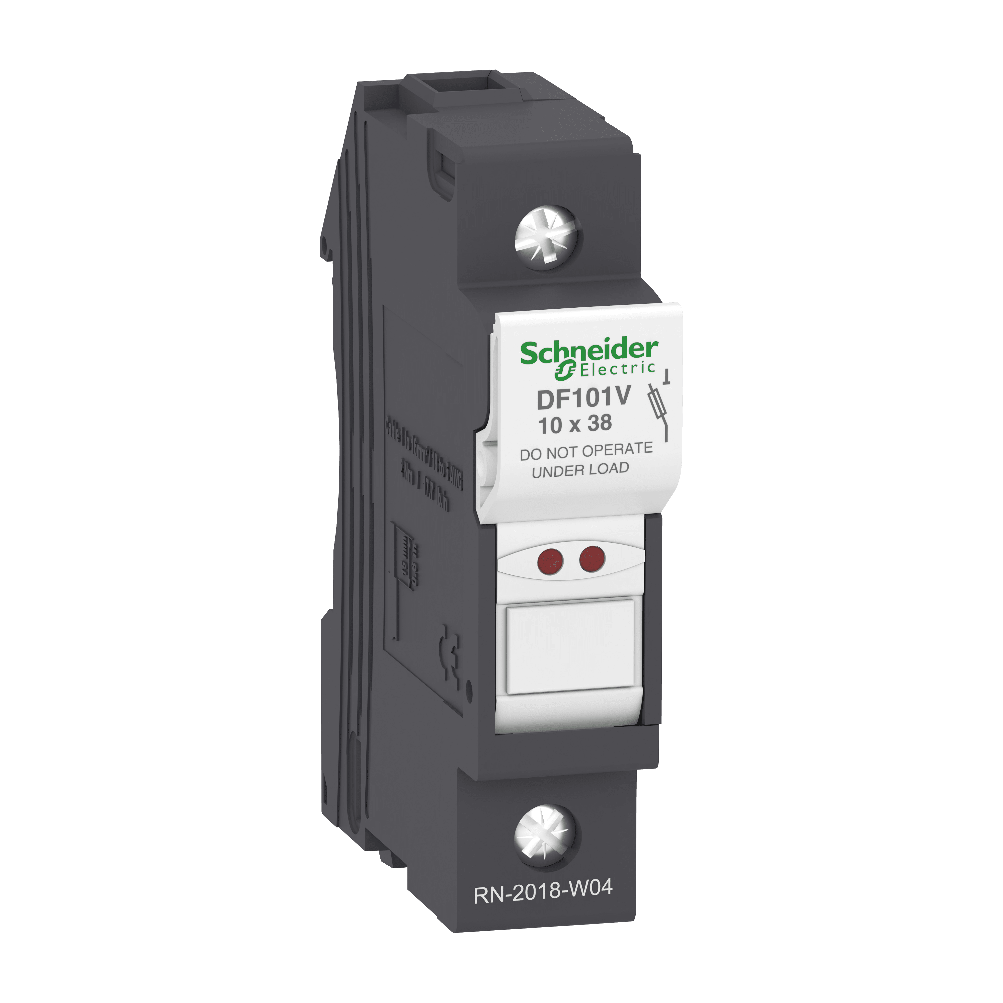 SCHNEIDER ELECTRIC - Portafusibile TeSys DF 32A - fusibile 10x38 1P con LED DF101V