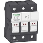 SCHNEIDER ELECTRIC - Portafusibile TeSys DF 32A - fusibile 10x38 3P con LED DF103V