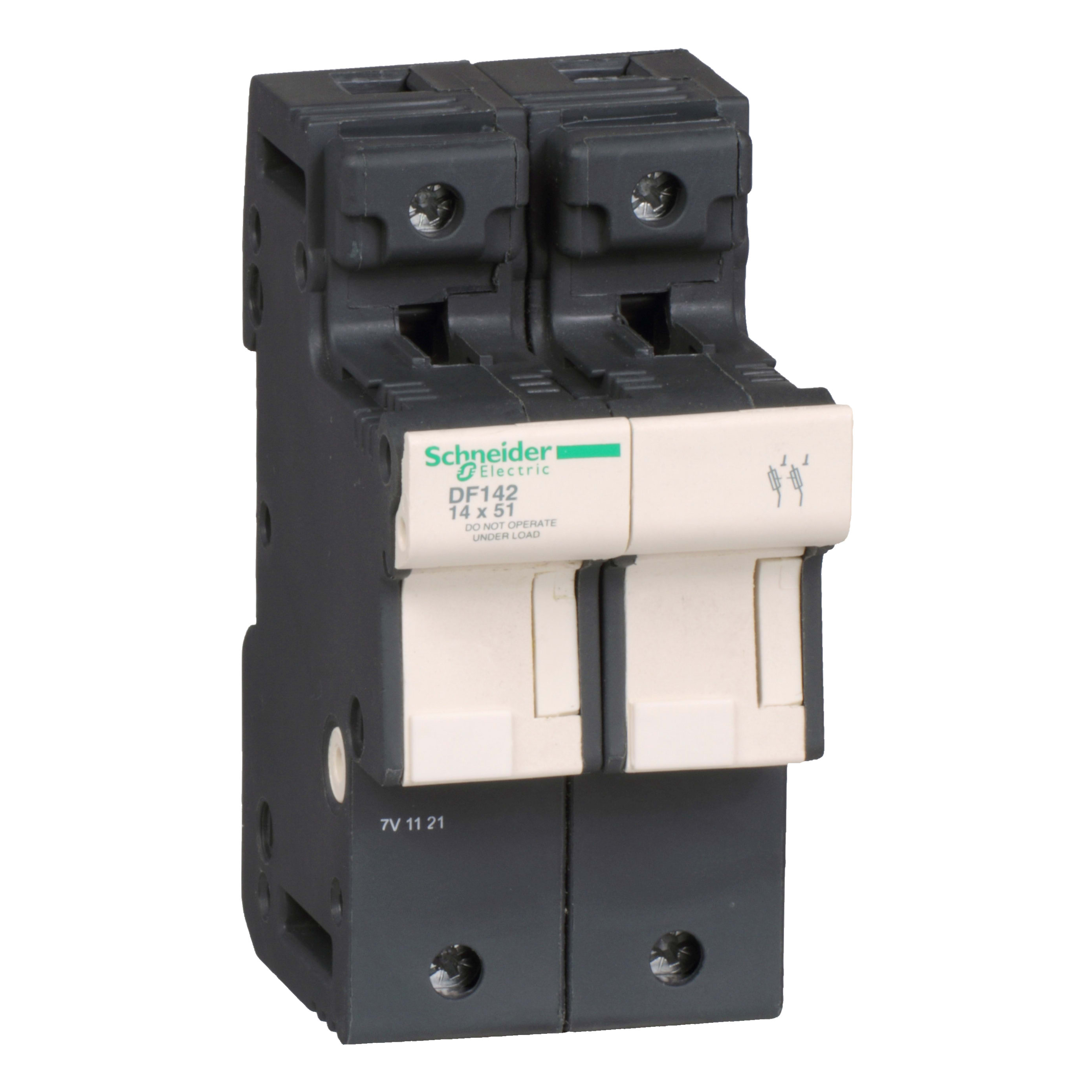SCHNEIDER ELECTRIC - Portafusibile TeSys DF 50A - fusibile 14x51 2P