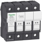 SCHNEIDER ELECTRIC - Portafusibile TeSys DF 25A - fusibile 8,5x31,5 3P+N DF83N