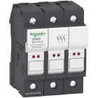 SCHNEIDER ELECTRIC - Portafusibile TeSys DF 25A - fusibile 8,5x31,5 3P con LED
